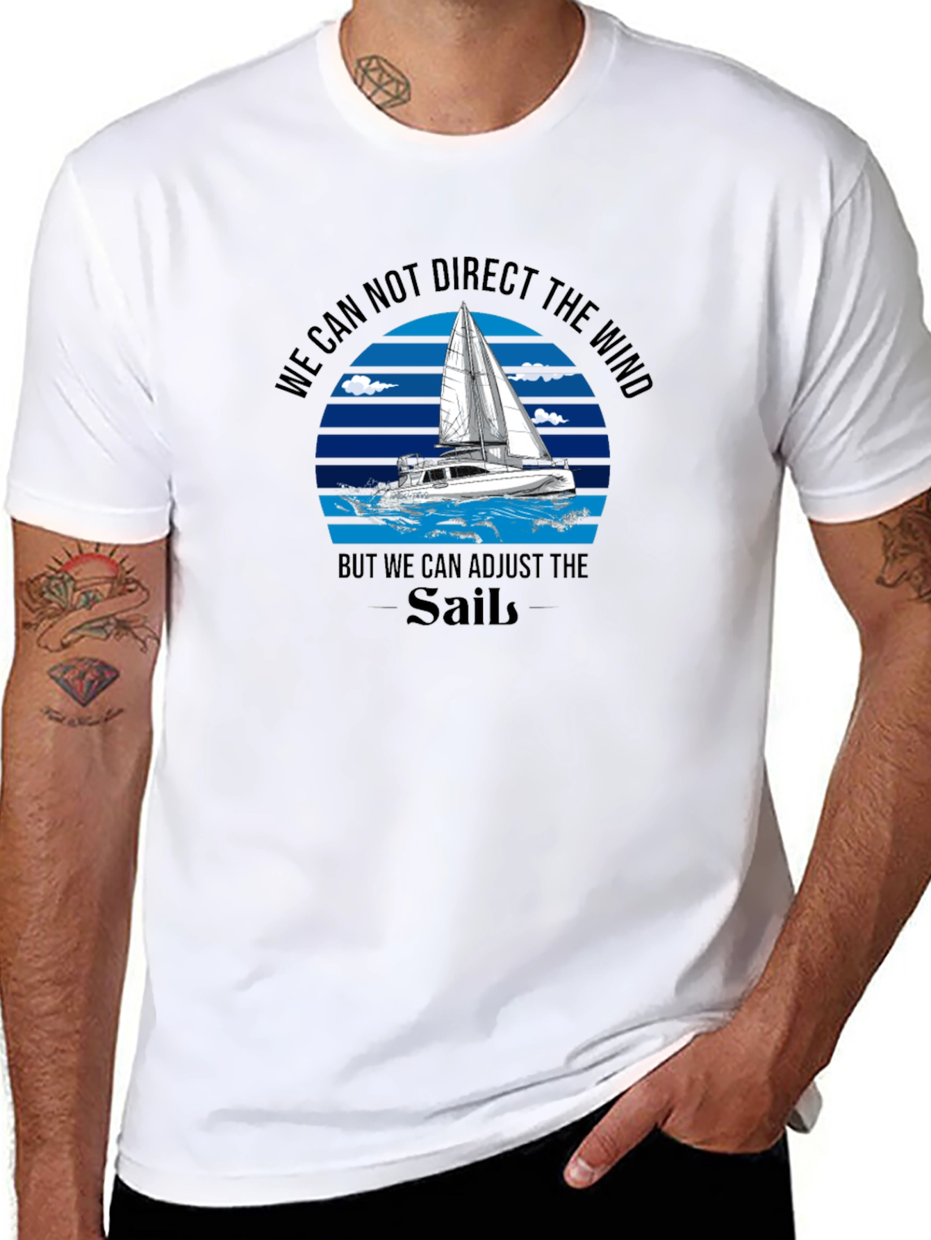Sailboat T-Shirt: Adjust Your Sails!