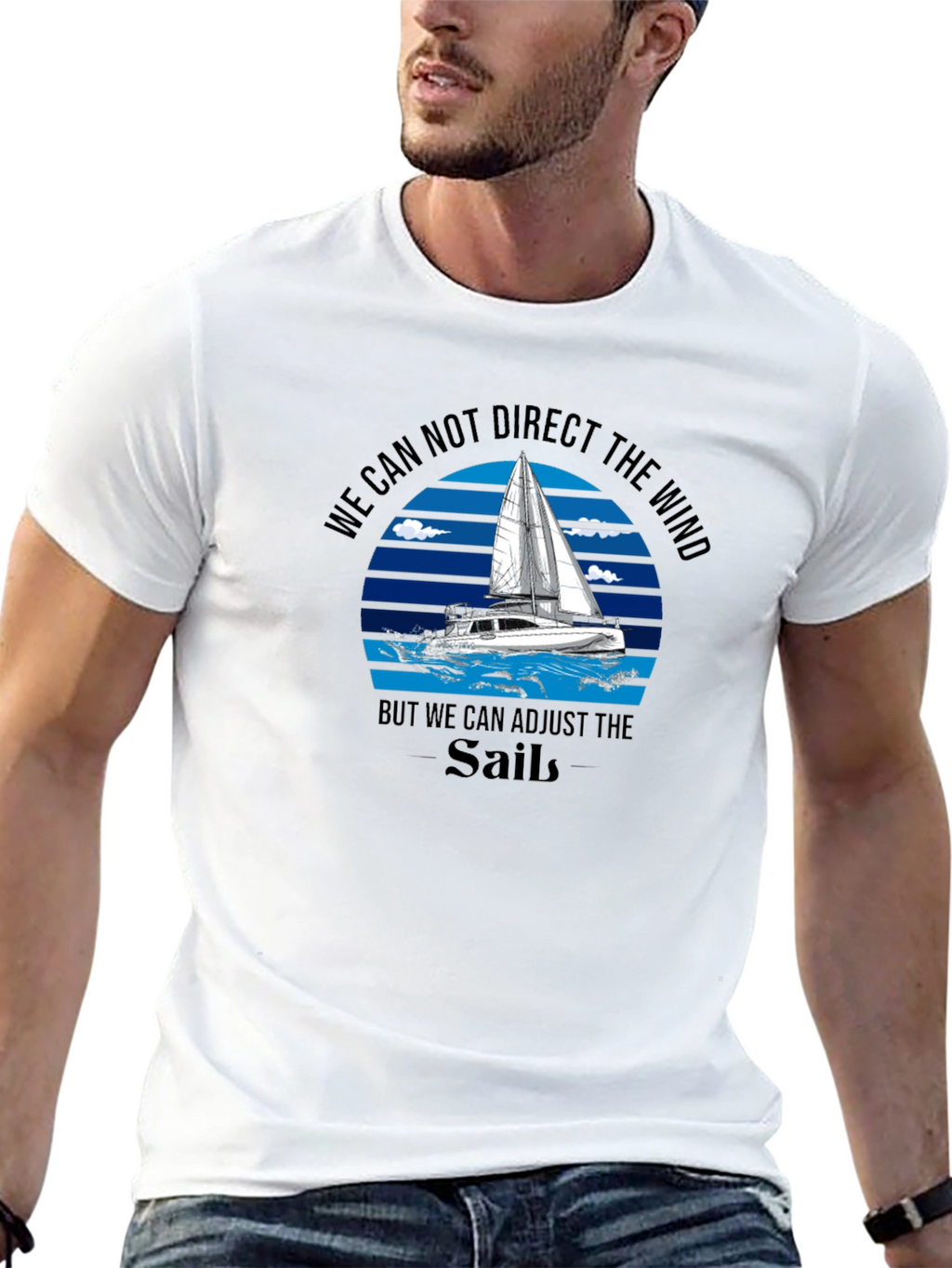 Sailboat T-Shirt: Adjust Your Sails!