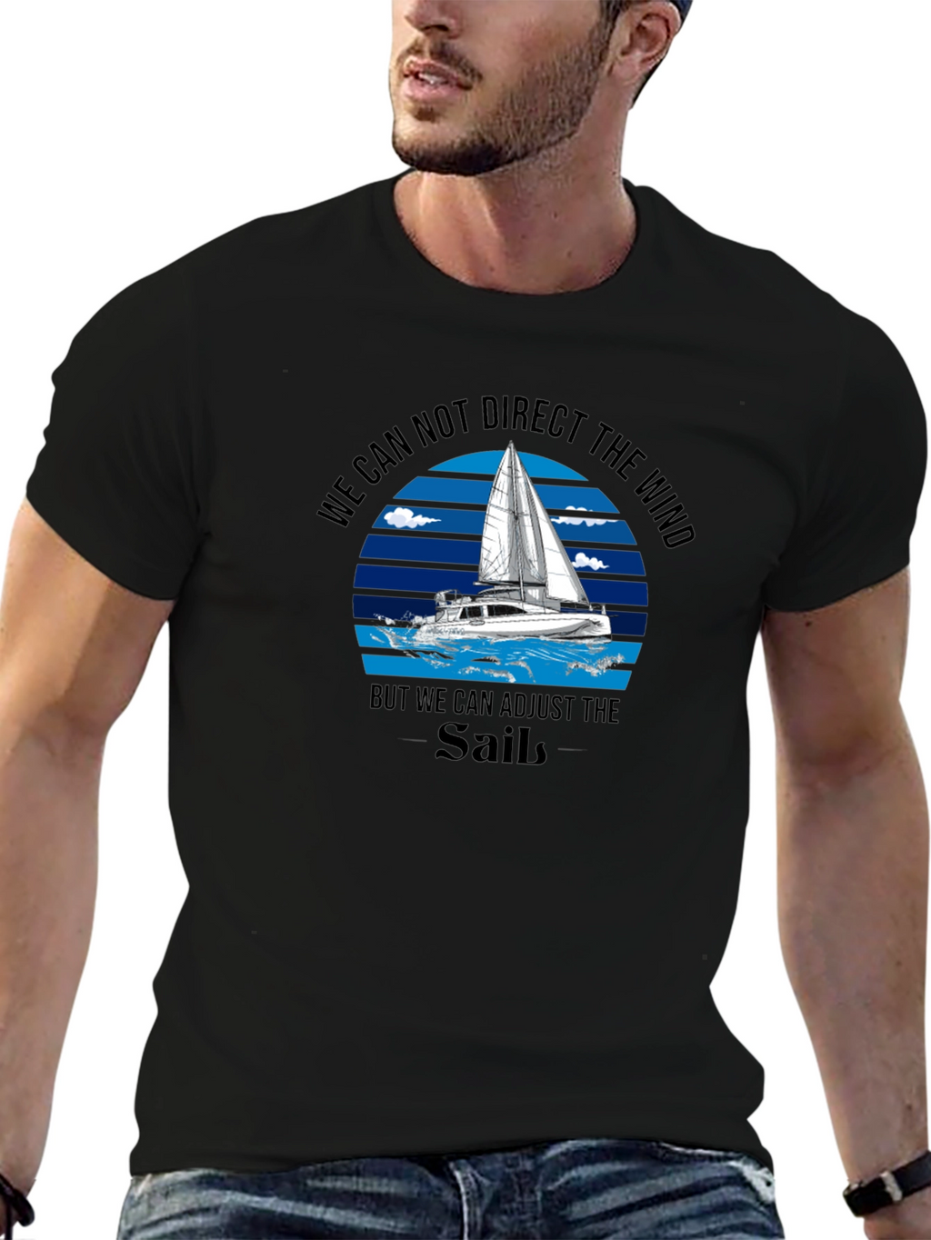 Sailboat T-Shirt: Adjust Your Sails!