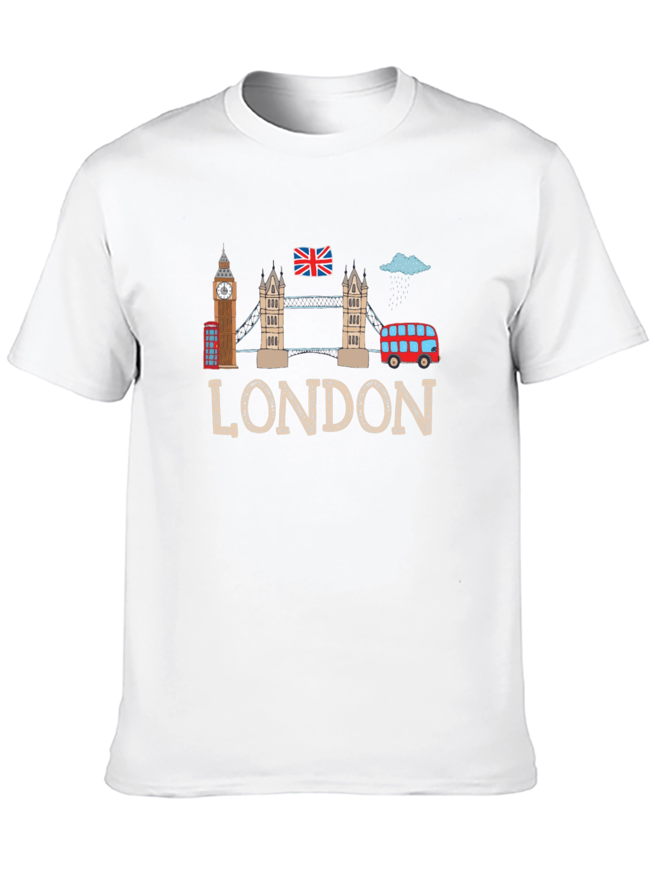 London Landmarks Graphic T-Shirt