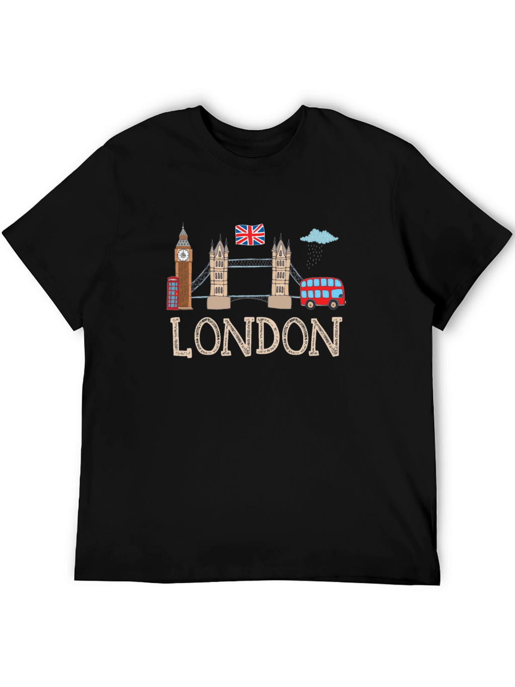 London Landmarks Graphic T-Shirt