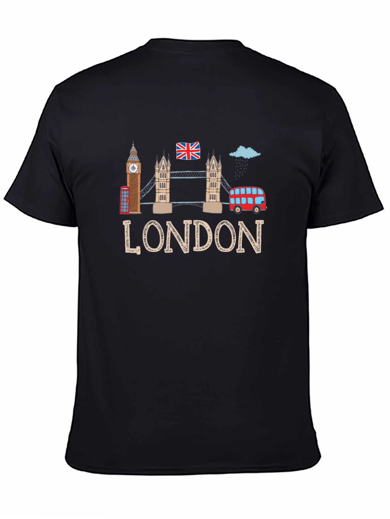 London Landmarks Graphic T-Shirt