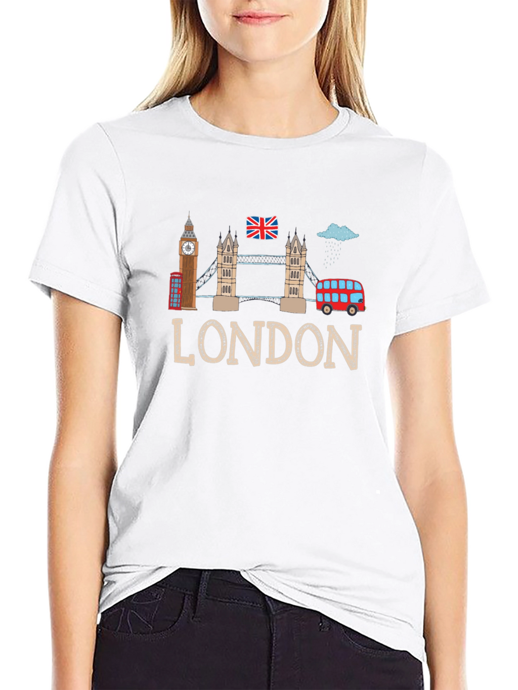 London Landmarks Graphic T-Shirt