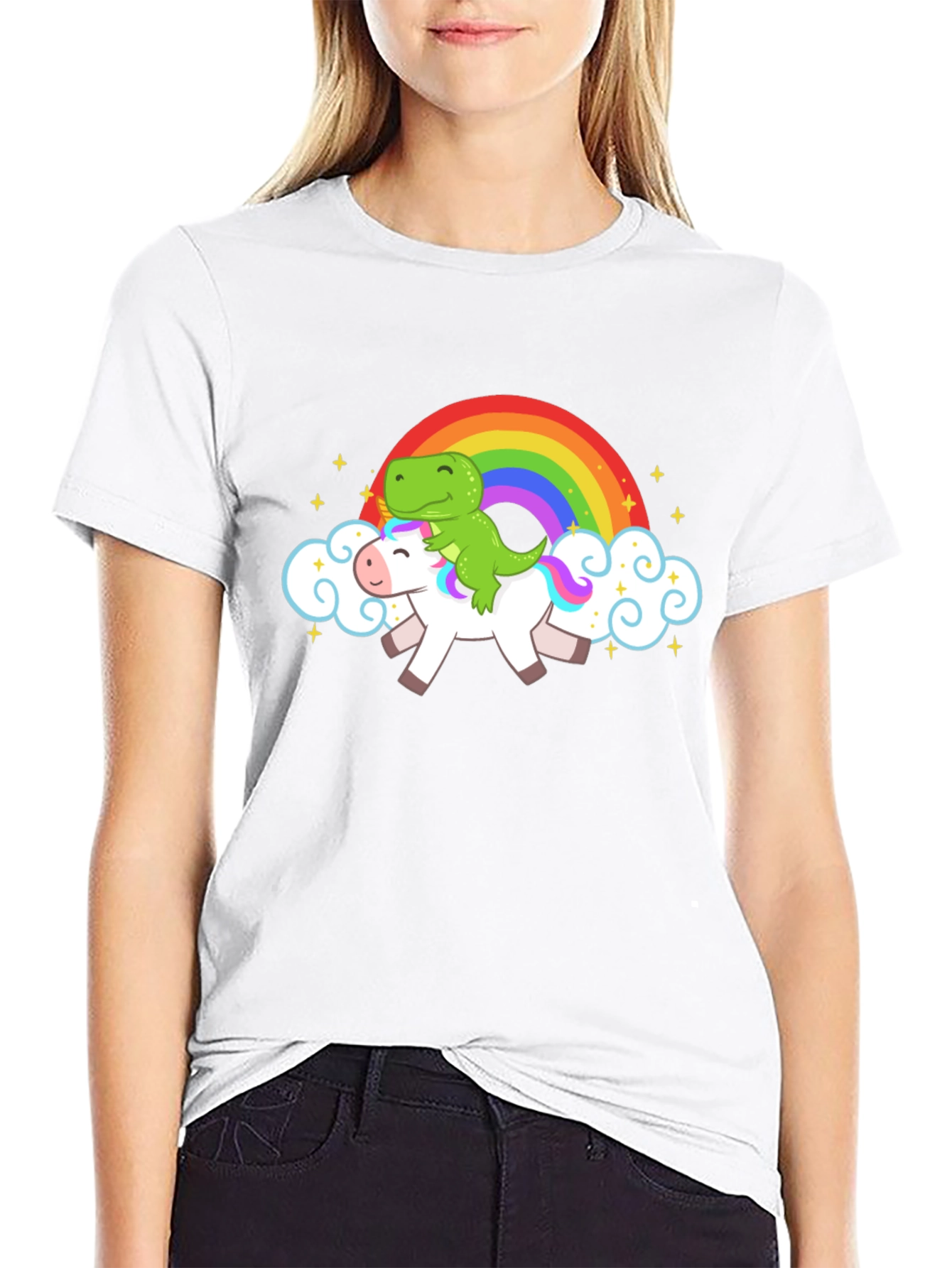 Dino Unicorn Rainbow T-Shirt