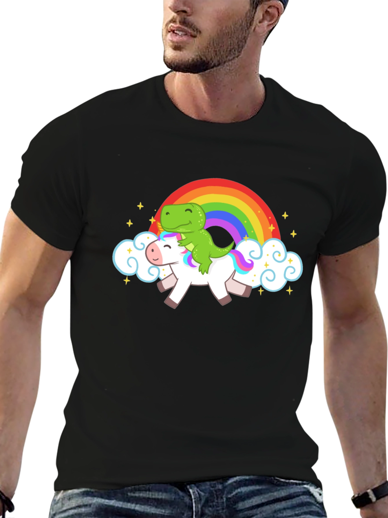 Dino Unicorn Rainbow T-Shirt