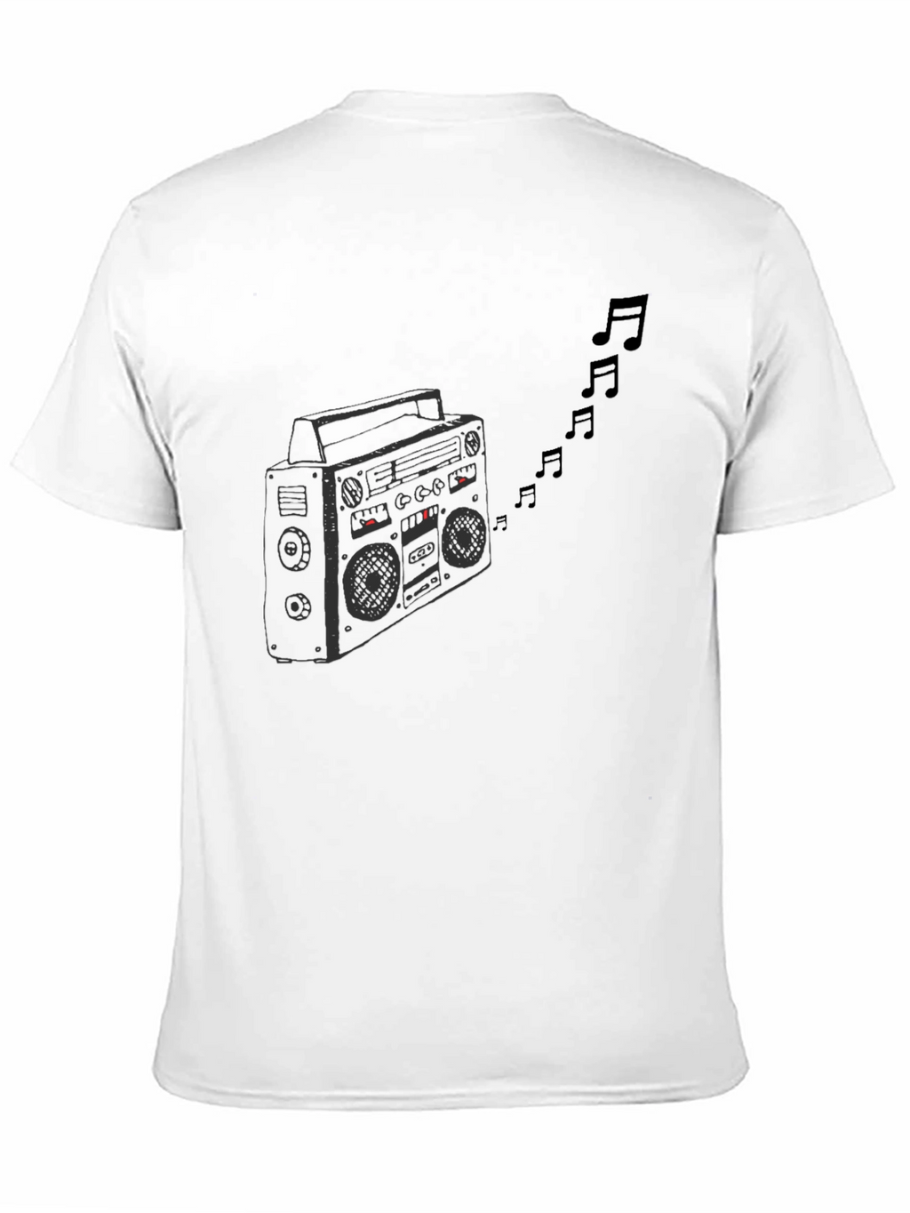 Boombox Music T-Shirt: Retro Cool Graphic Tee