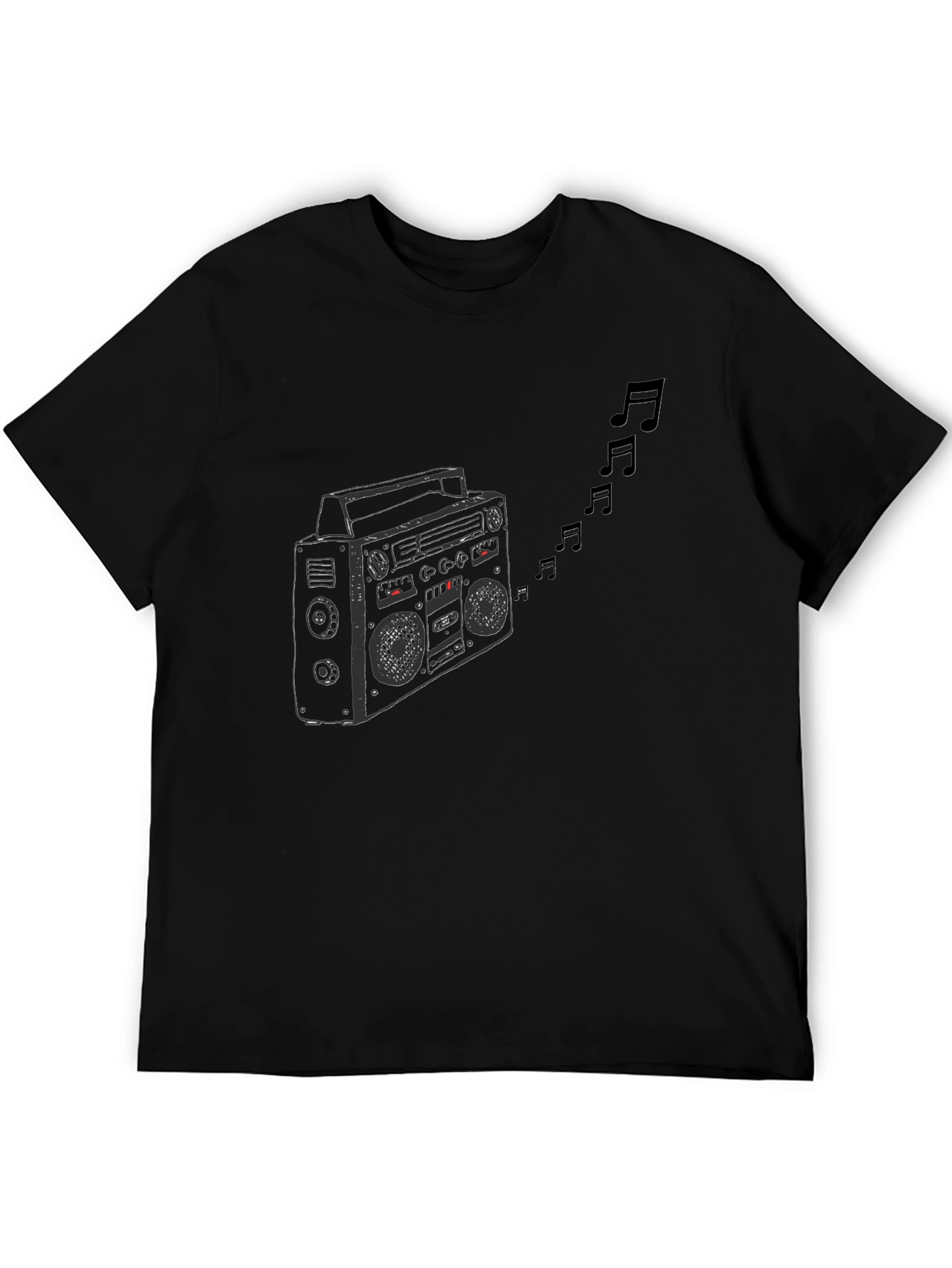 Boombox Music T-Shirt: Retro Cool Graphic Tee