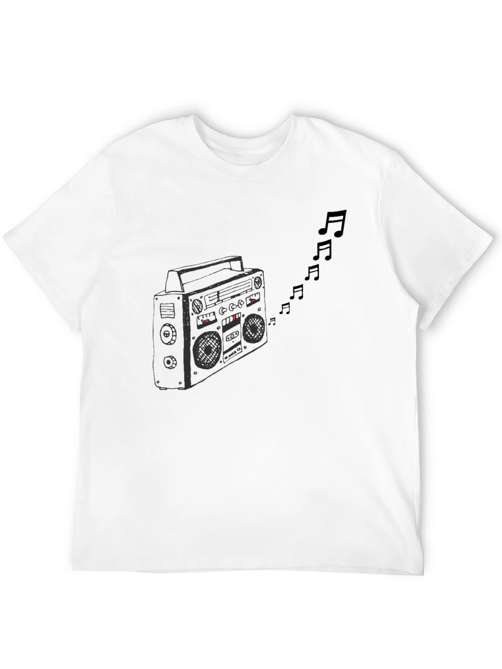 Boombox Music T-Shirt: Retro Cool Graphic Tee