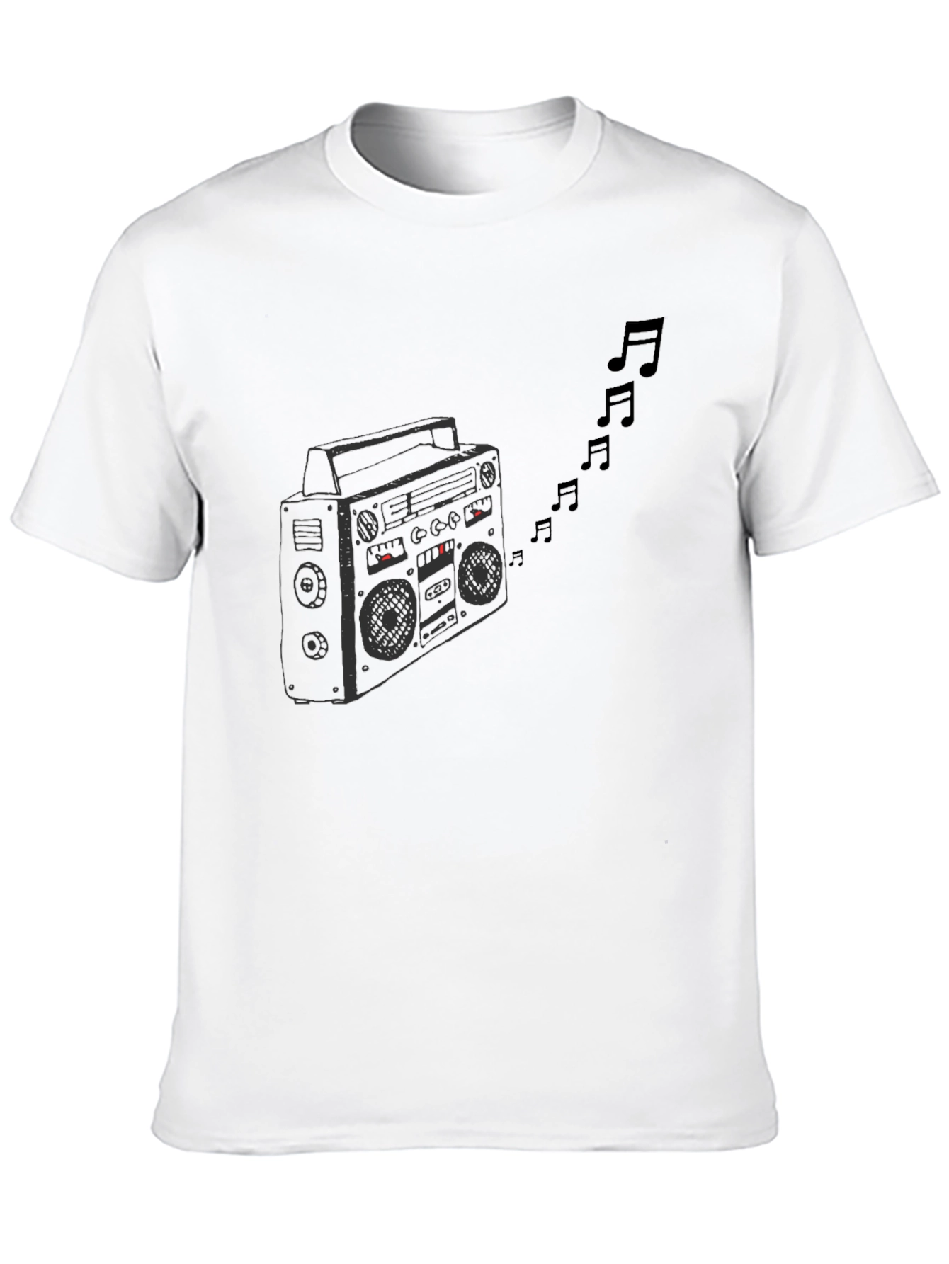 Boombox Music T-Shirt: Retro Cool Graphic Tee