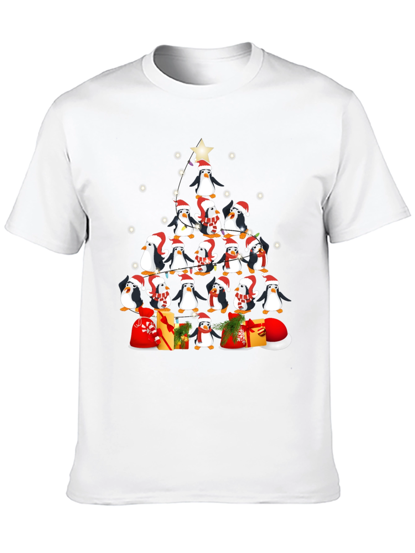 Penguin Christmas Tree T-Shirt