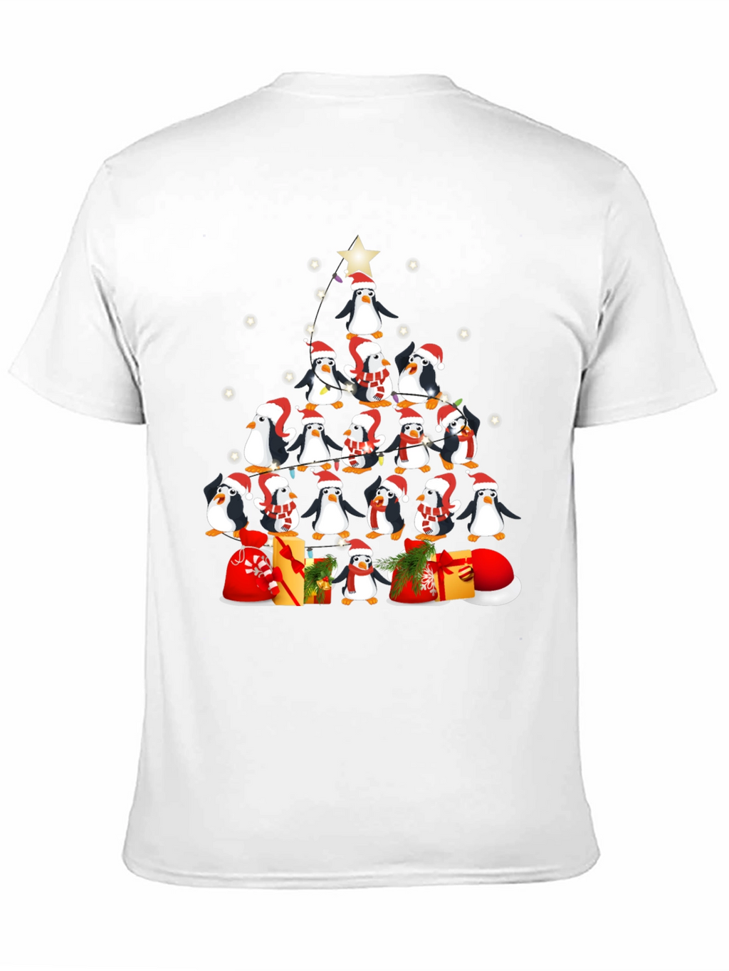Penguin Christmas Tree T-Shirt