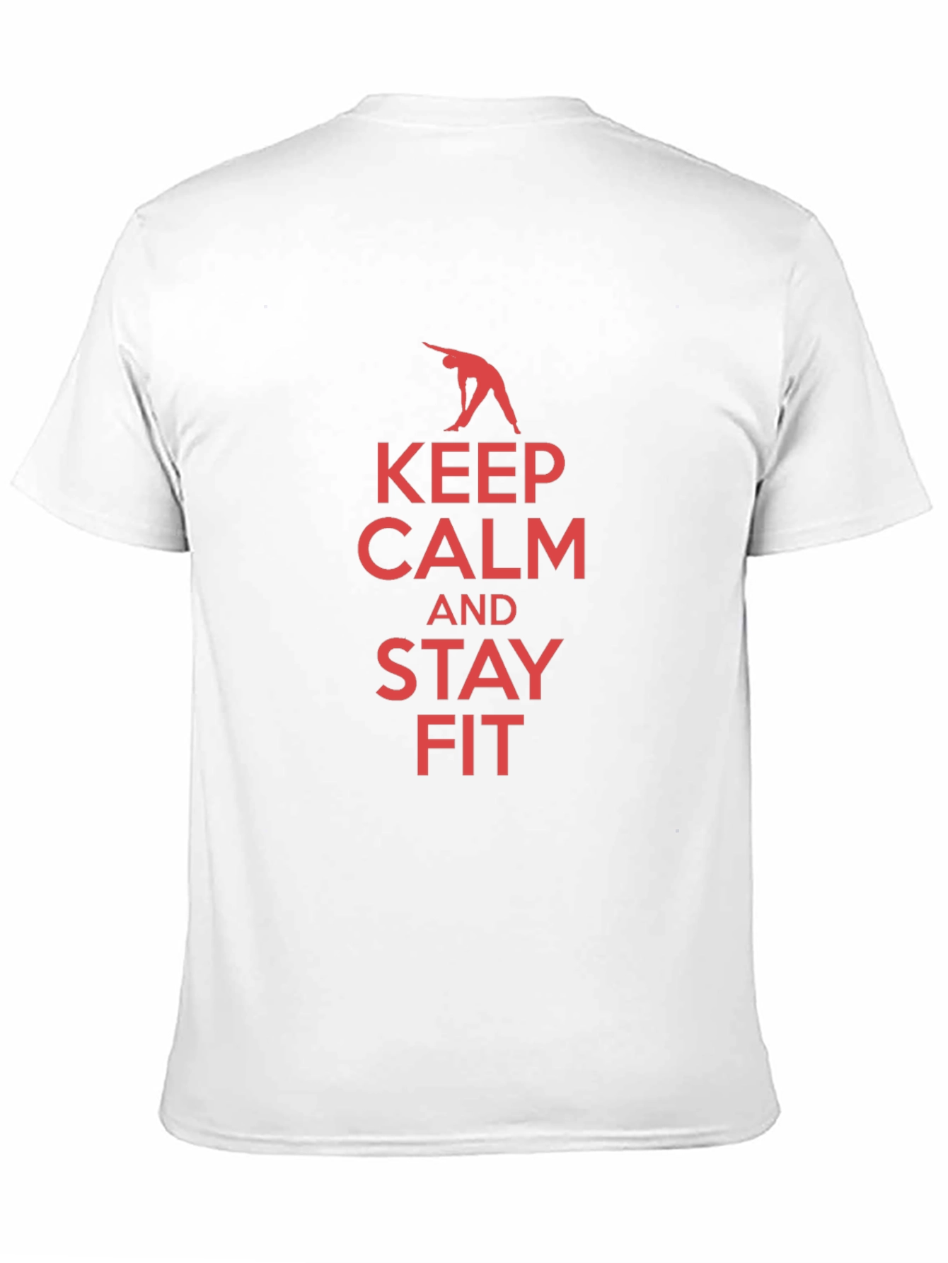 Keep Calm and Stay Fit Black T-Shirt