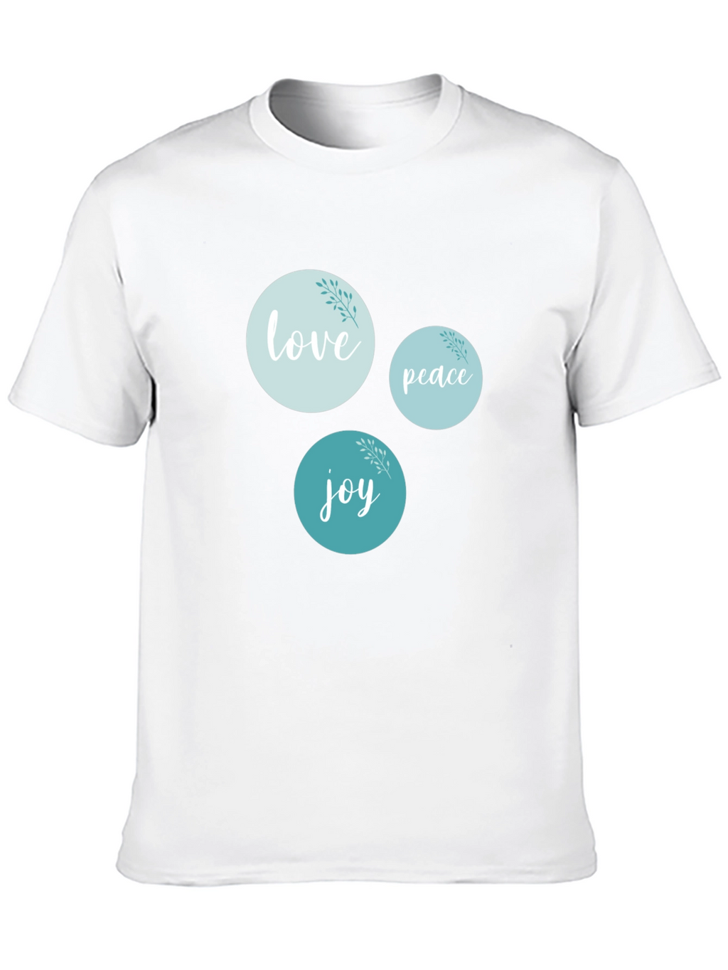 Love Peace Joy Graphic T-Shirt Black