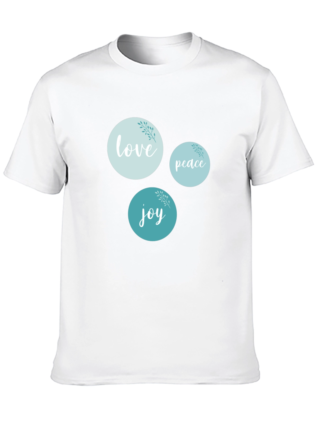 Love Peace Joy Graphic T-Shirt Black