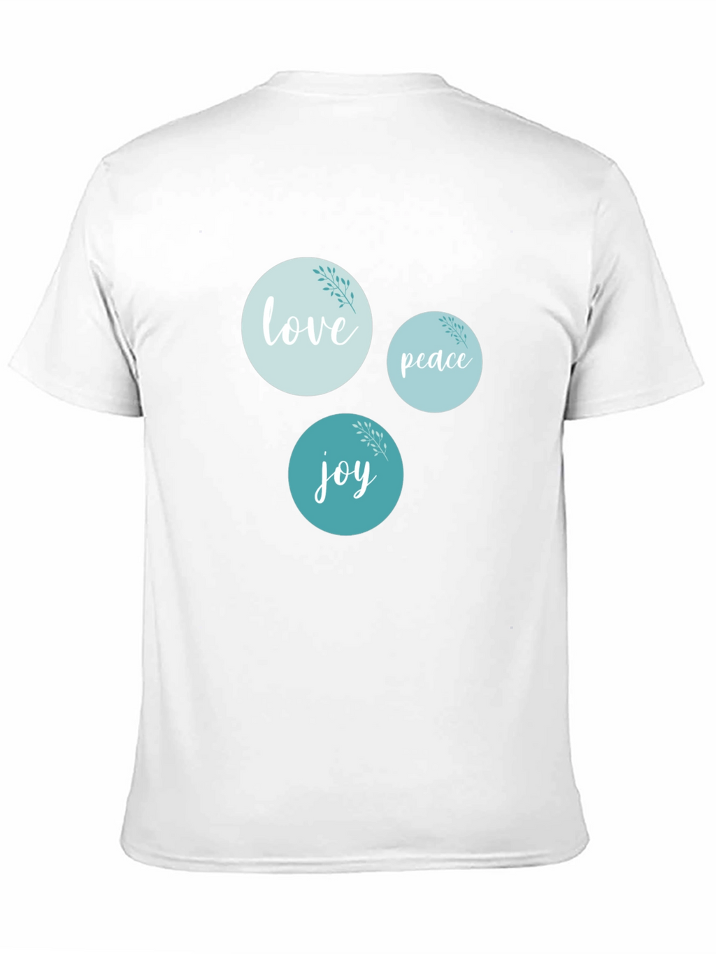 Love Peace Joy Graphic T-Shirt Black