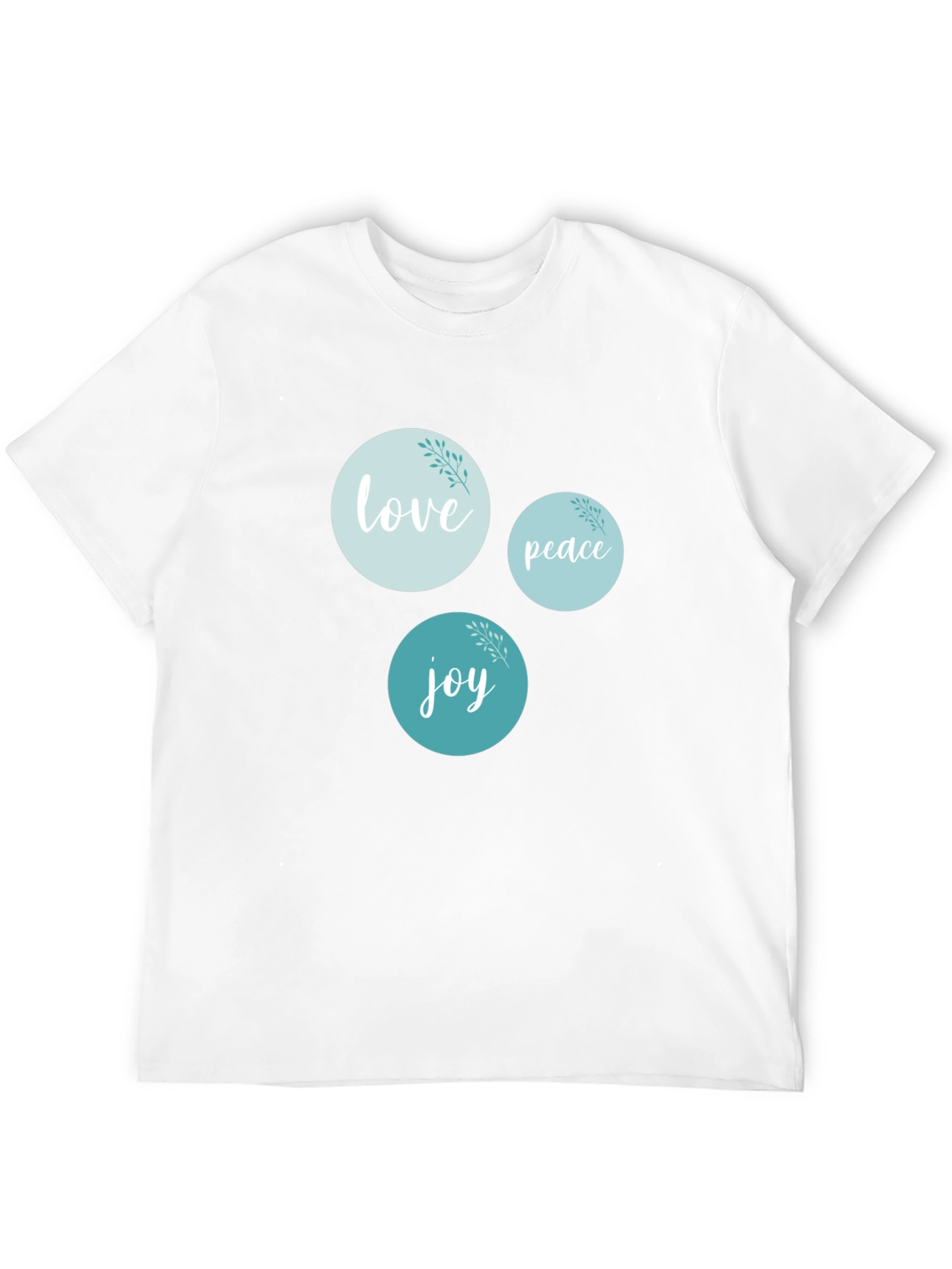 Love Peace Joy Graphic T-Shirt Black