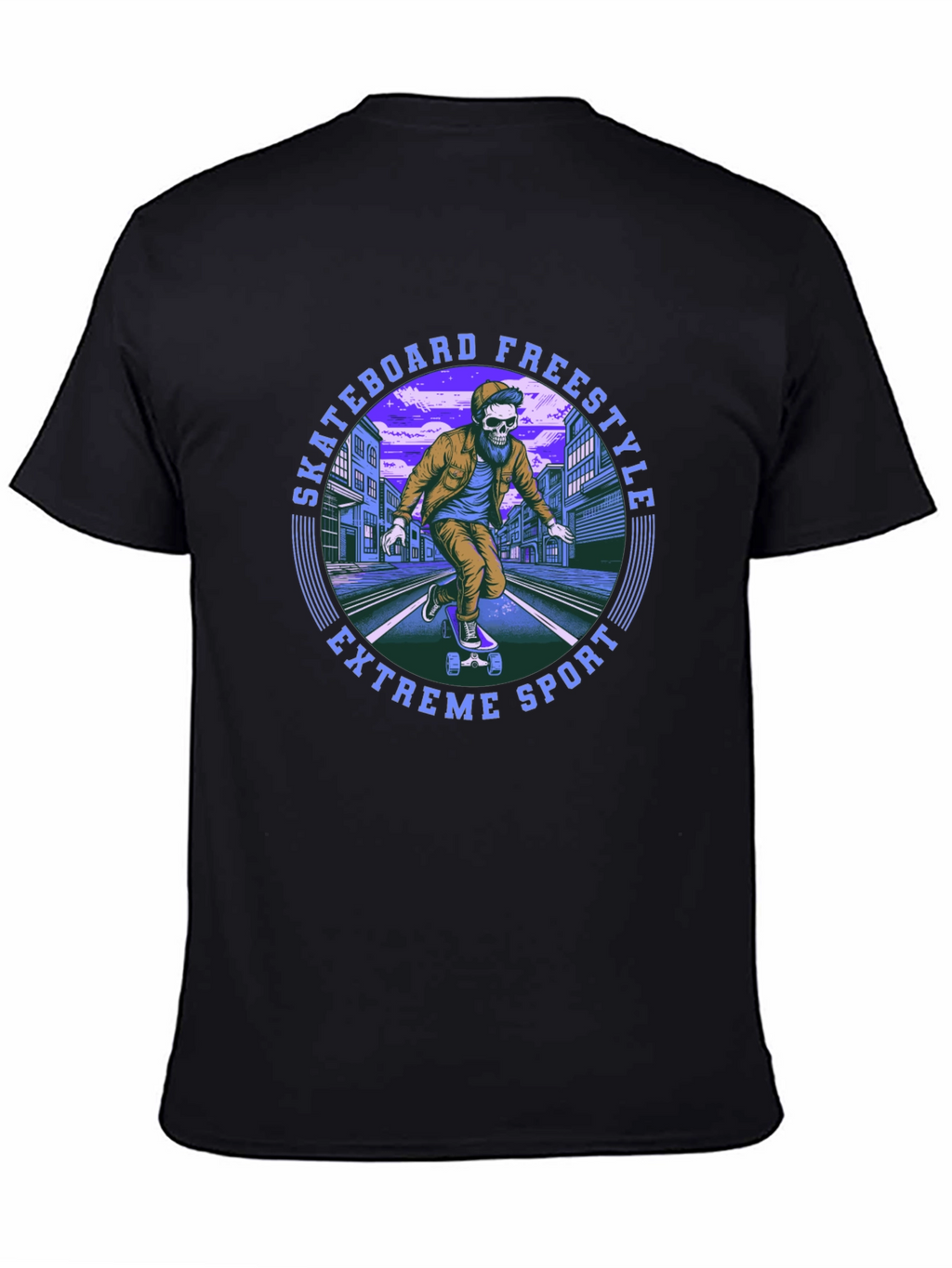 Skateboard Freestyle Graphic Tee - Extreme Sport