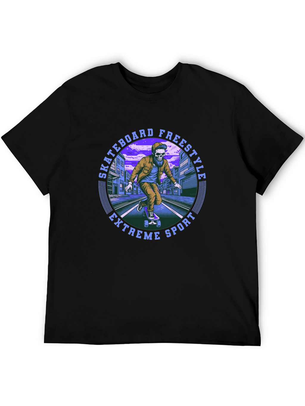 Skateboard Freestyle Graphic Tee - Extreme Sport