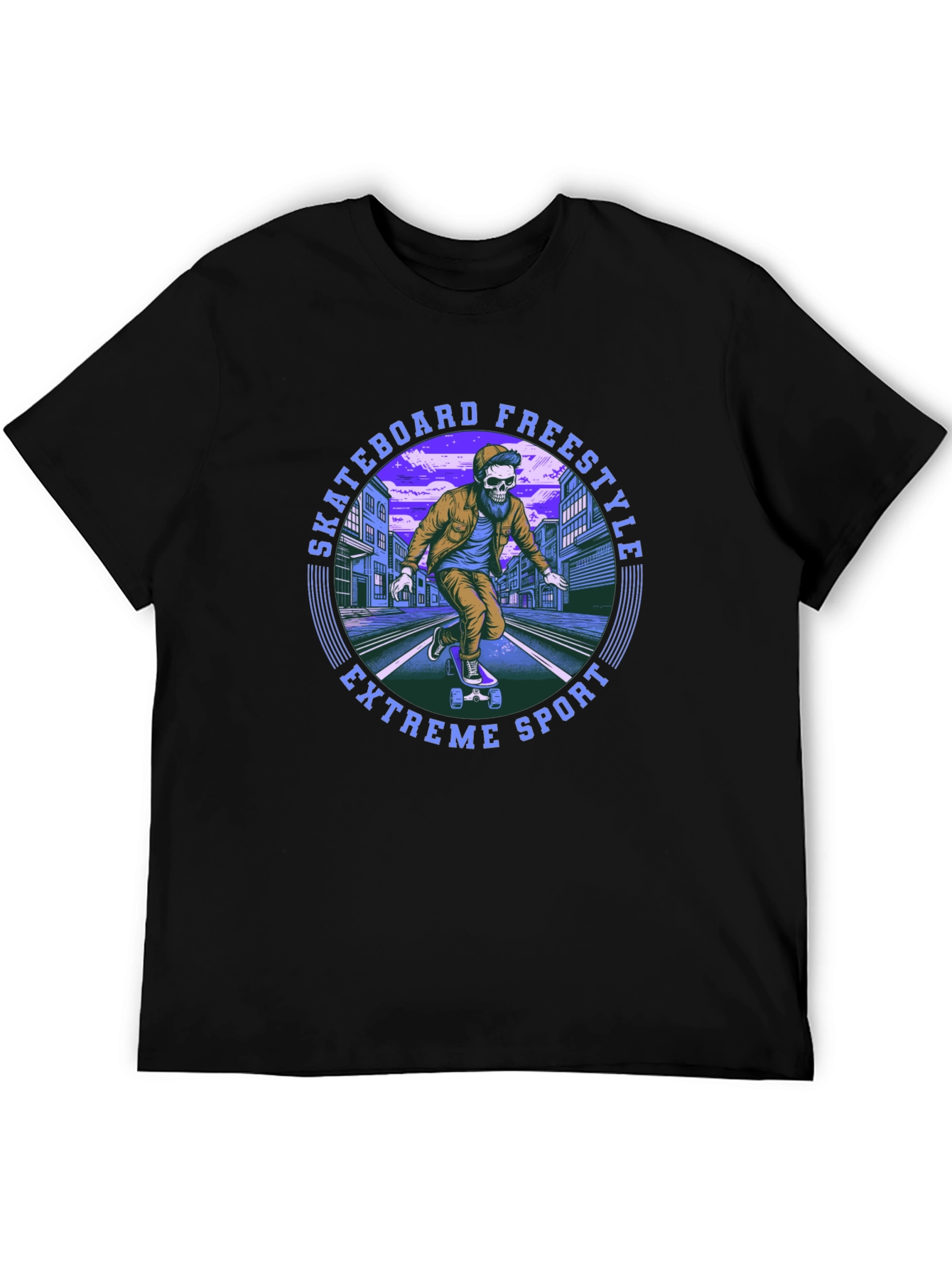 Skateboard Freestyle Graphic Tee - Extreme Sport