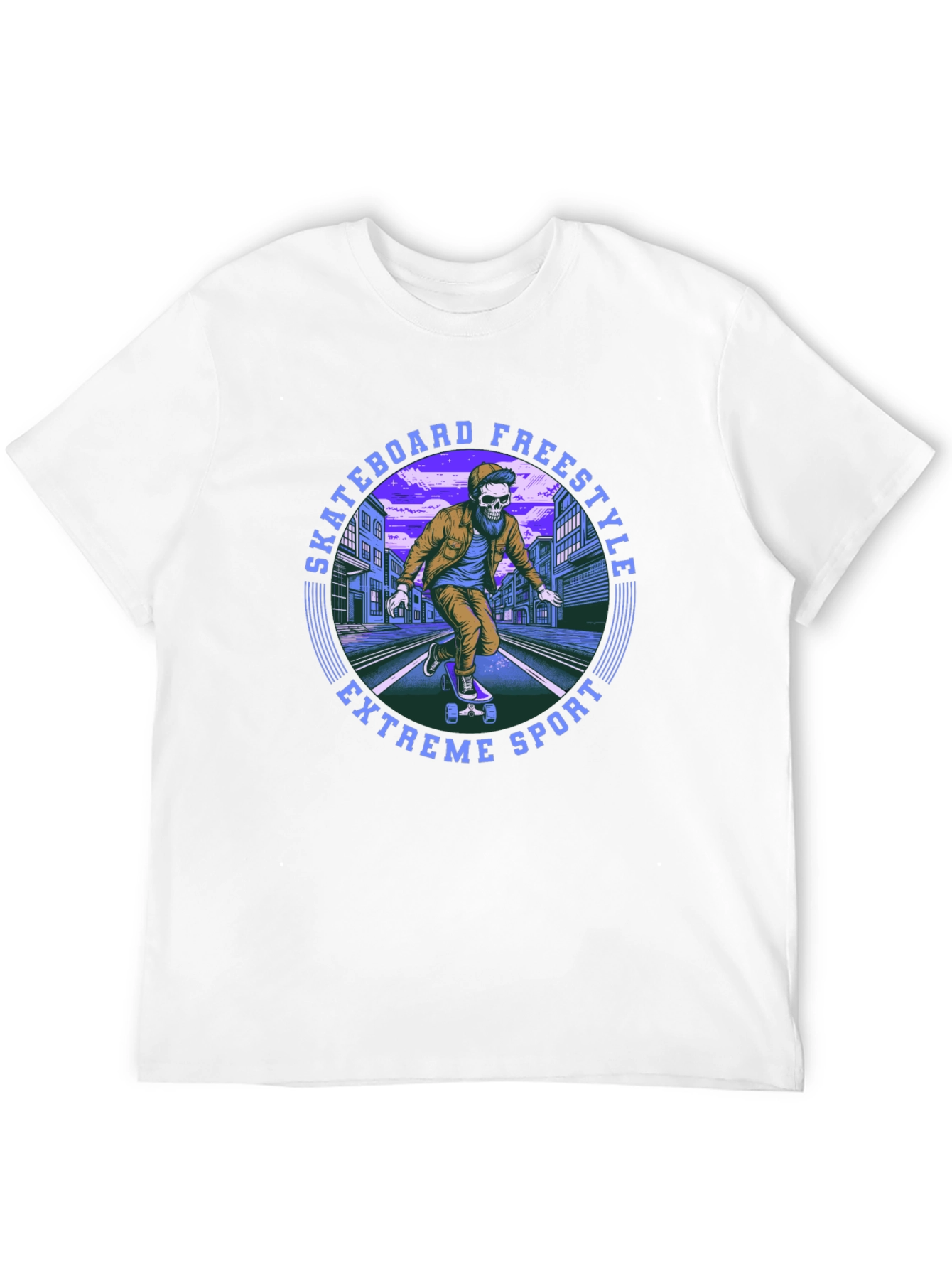 Skateboard Freestyle Graphic Tee - Extreme Sport