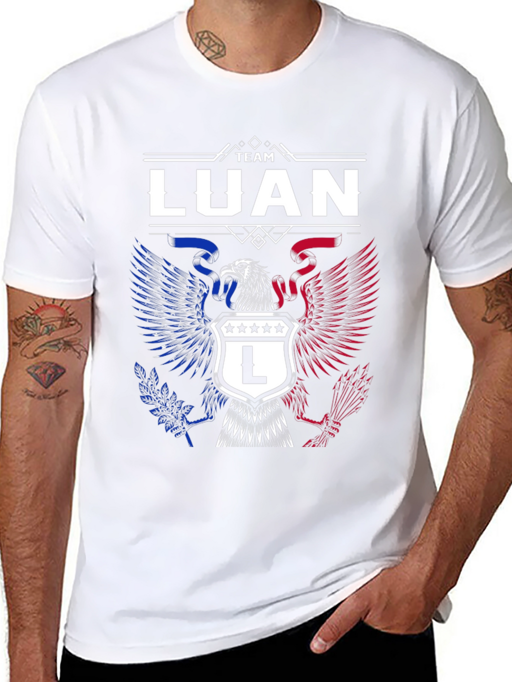 Team Luan Eagle Crest Graphic Tee