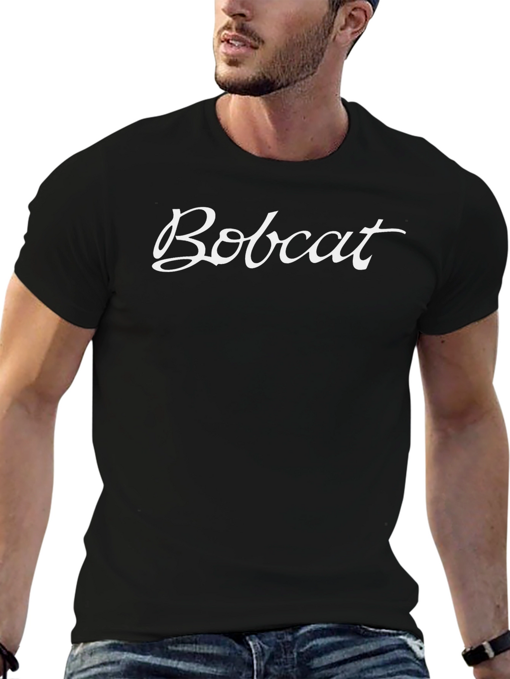 Bobcat T-Shirt - Casual Black Tee
