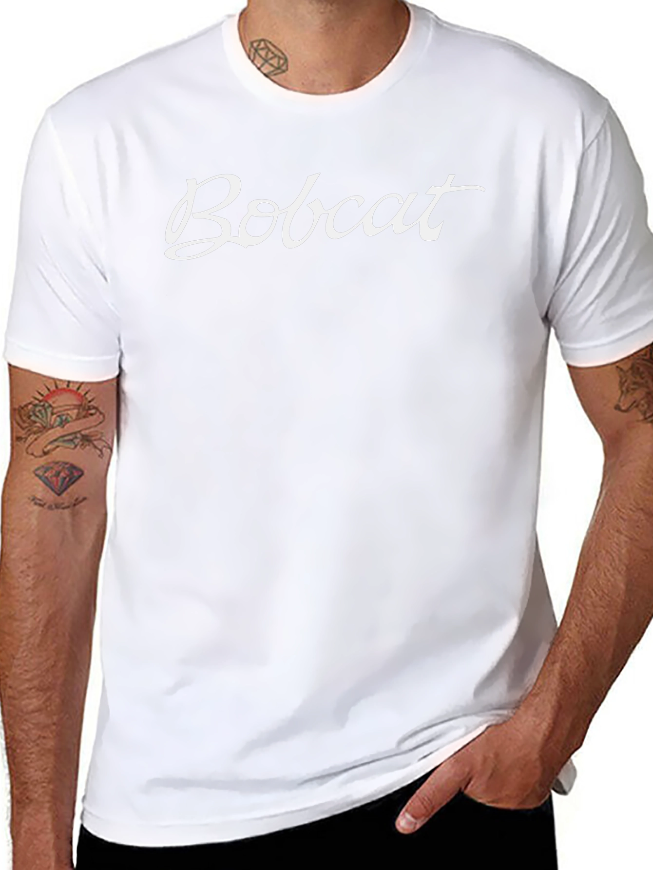 Bobcat T-Shirt - Casual Black Tee