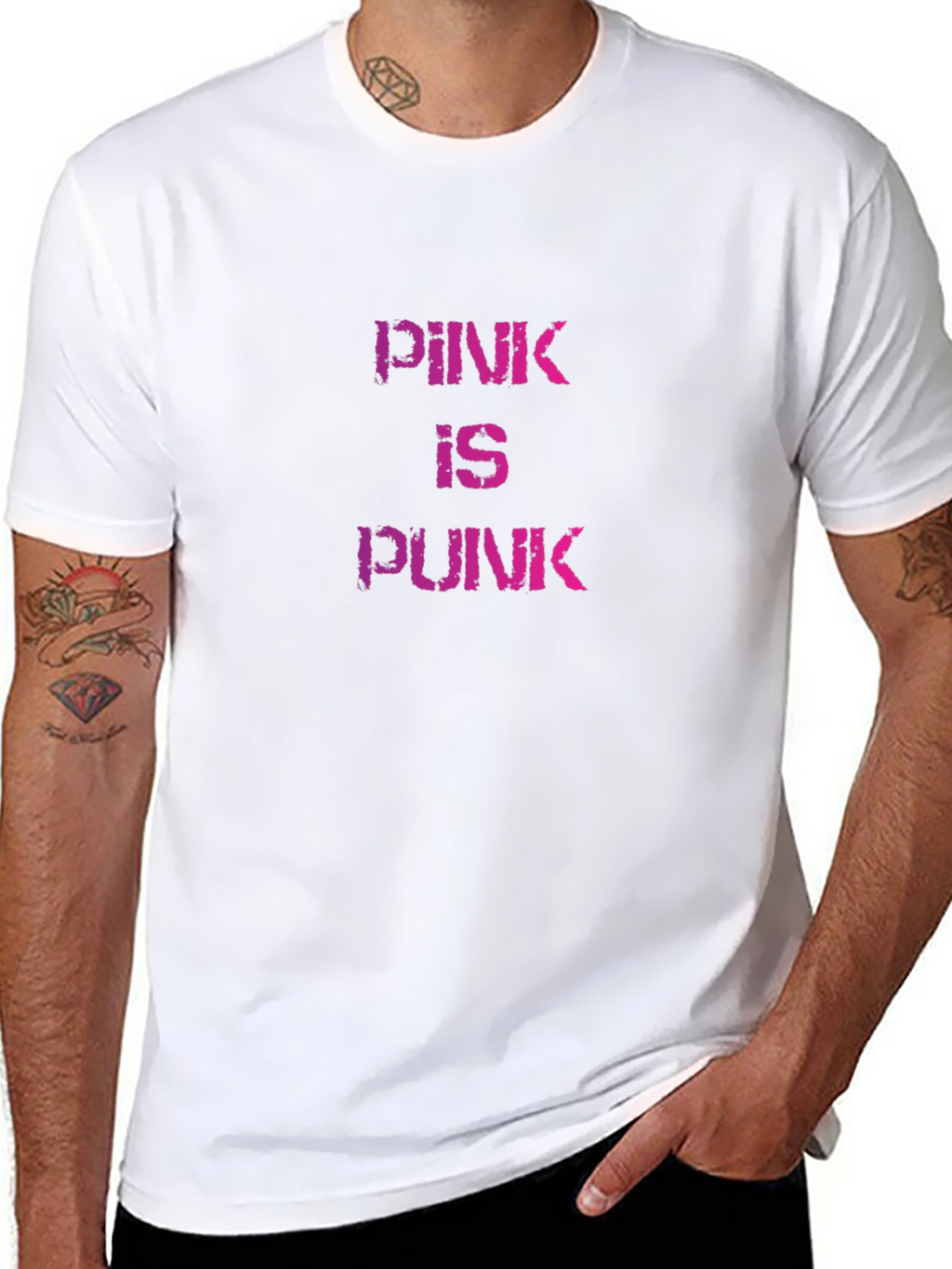 Pink is Punk Graphic T-Shirt - Edgy Style