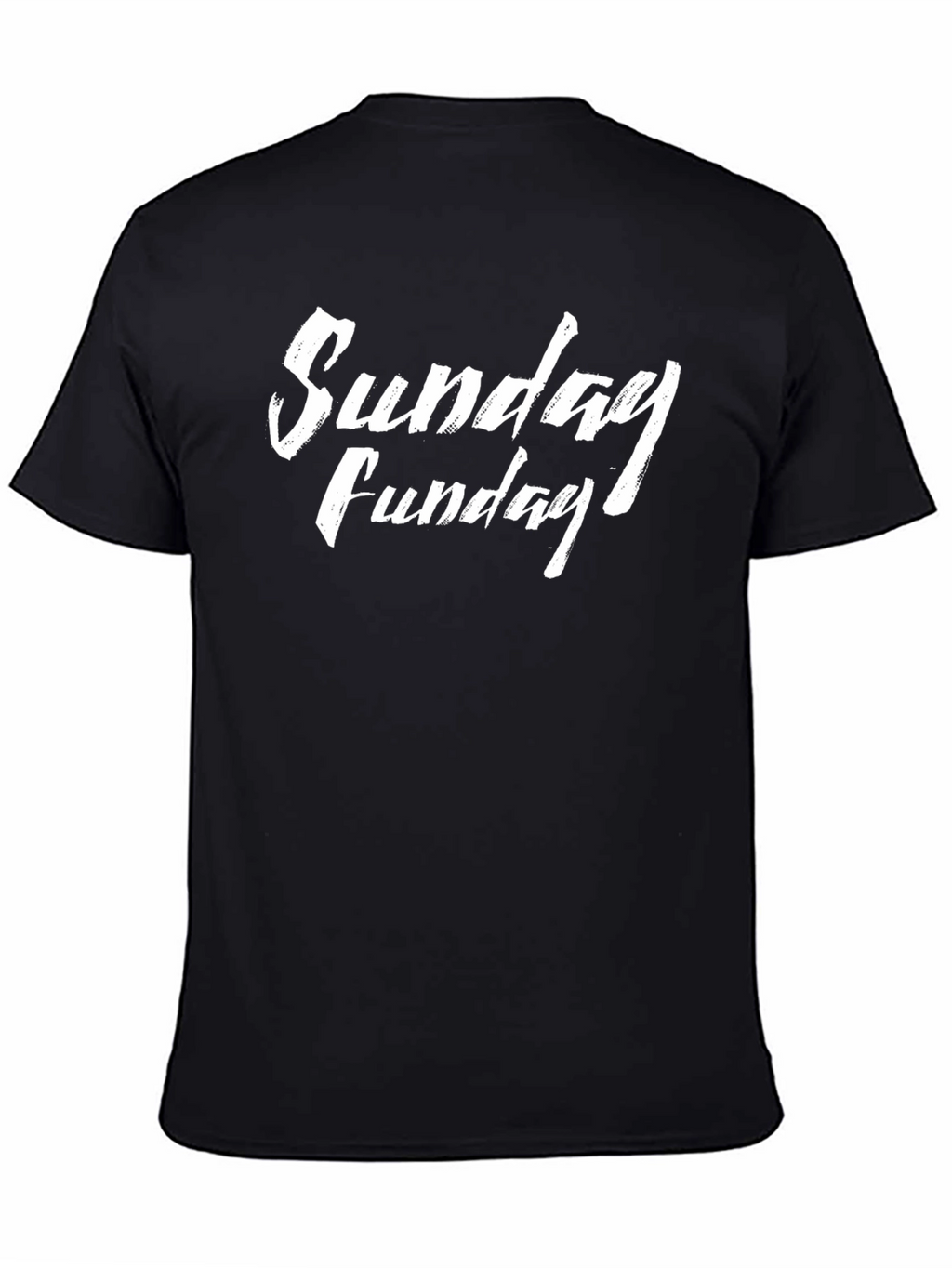 Sunday Funday Graphic Tee - Casual Black T-Shirt