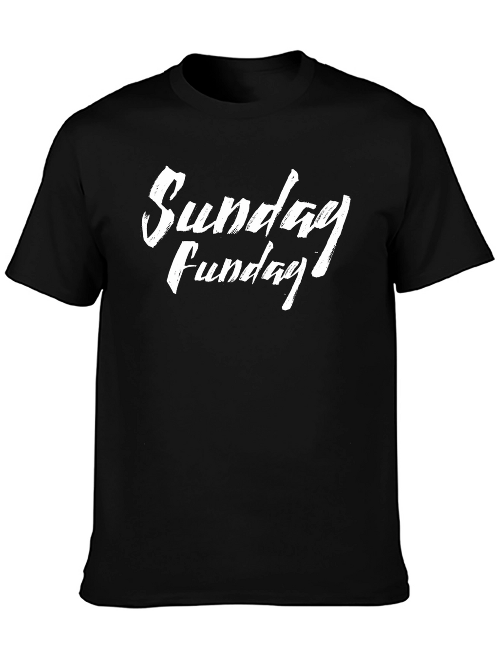 Sunday Funday Graphic Tee - Casual Black T-Shirt
