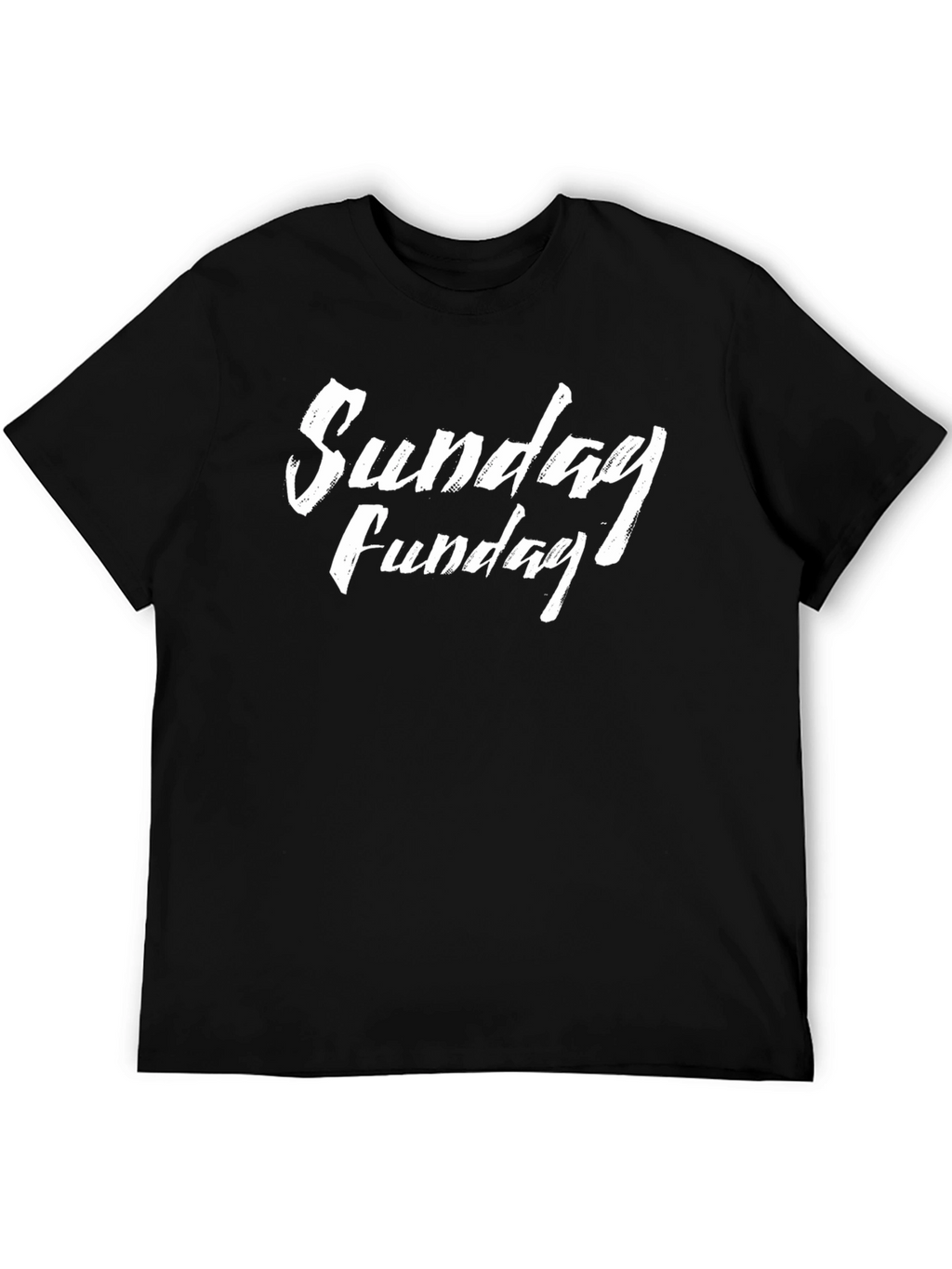 Sunday Funday Graphic Tee - Casual Black T-Shirt