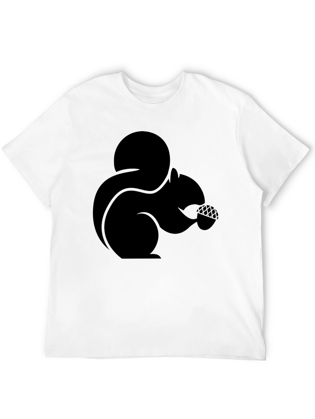 Squirrel Graphic T-Shirt - Black
