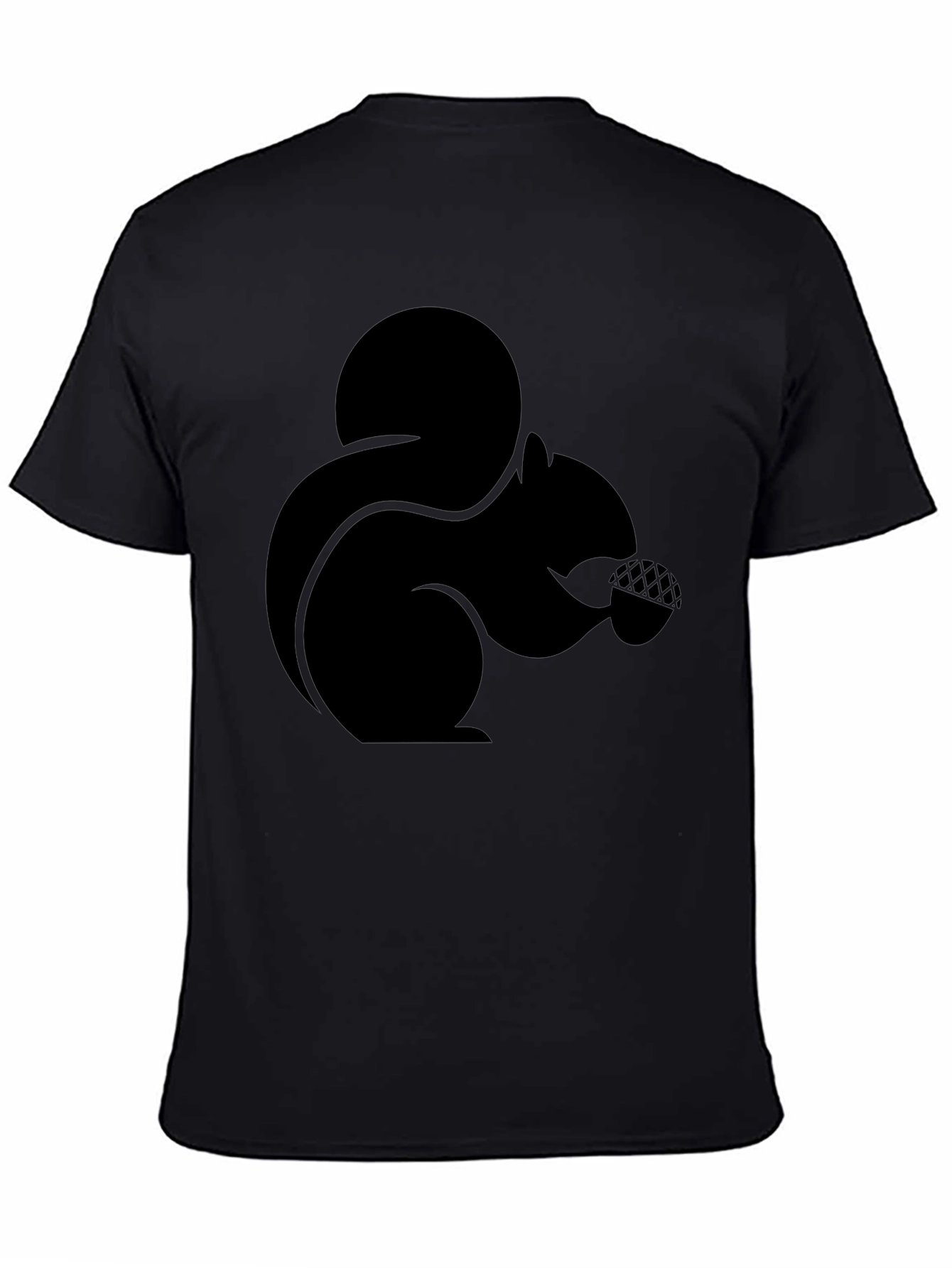 Squirrel Graphic T-Shirt - Black