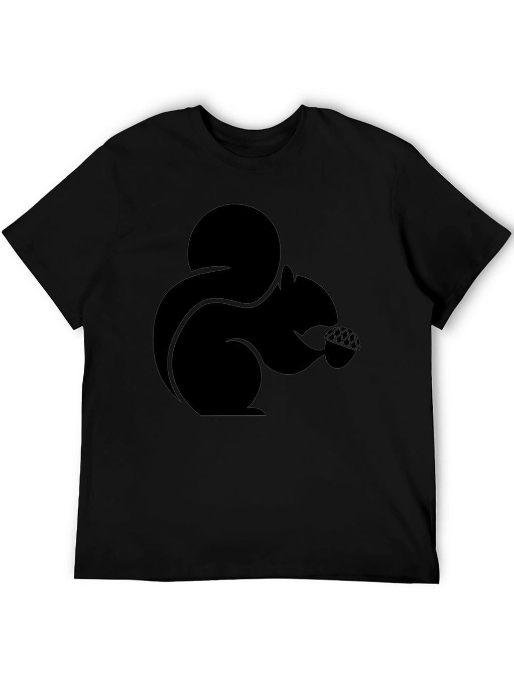 Squirrel Graphic T-Shirt - Black