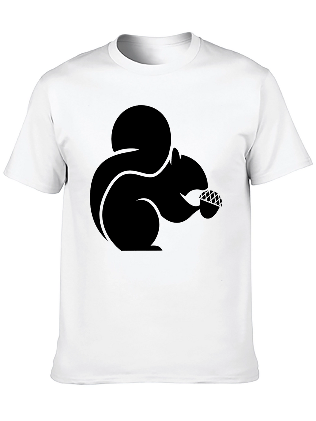 Squirrel Graphic T-Shirt - Black