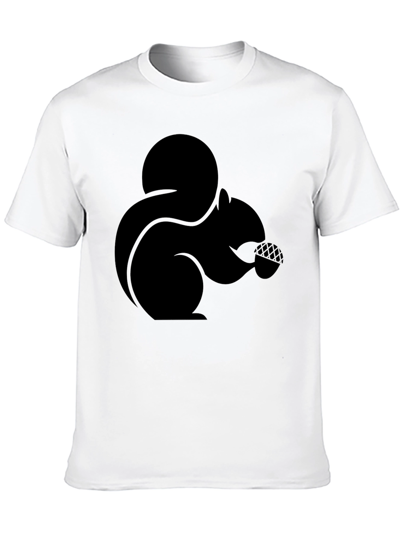 Squirrel Graphic T-Shirt - Black