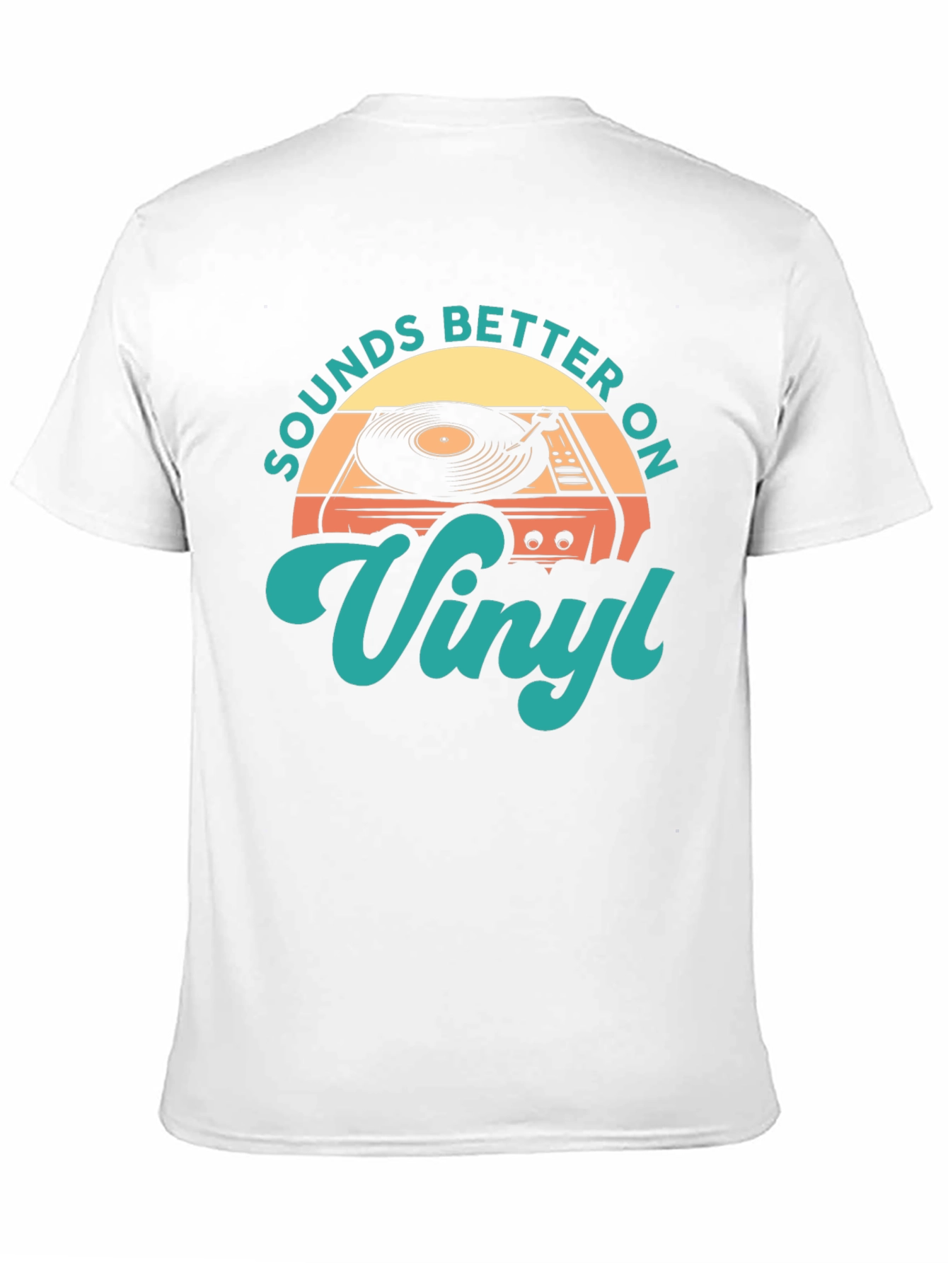 Sounds Better On Vinyl Retro T-Shirt