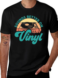 Sounds Better On Vinyl Retro T-Shirt