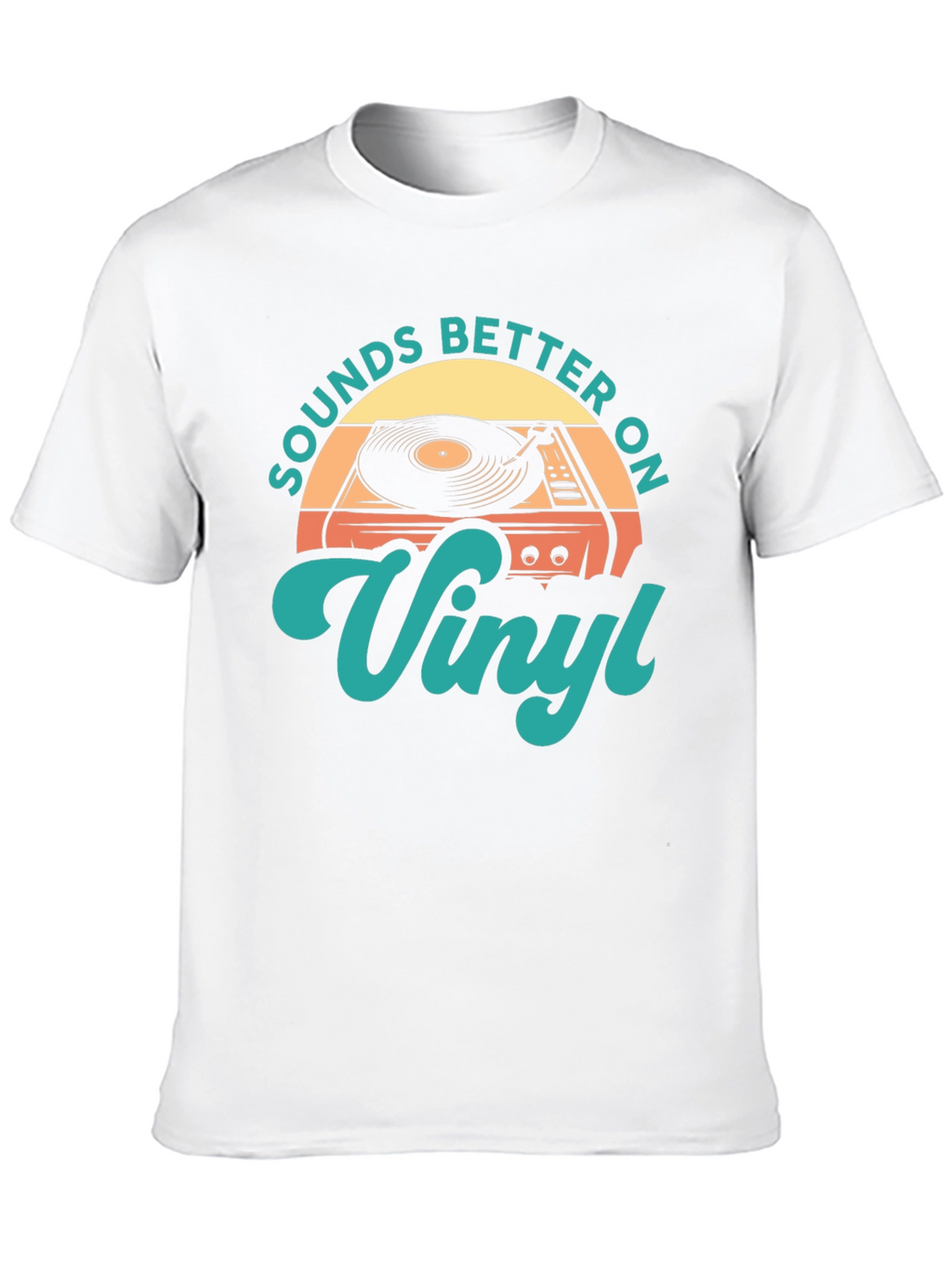 Sounds Better On Vinyl Retro T-Shirt