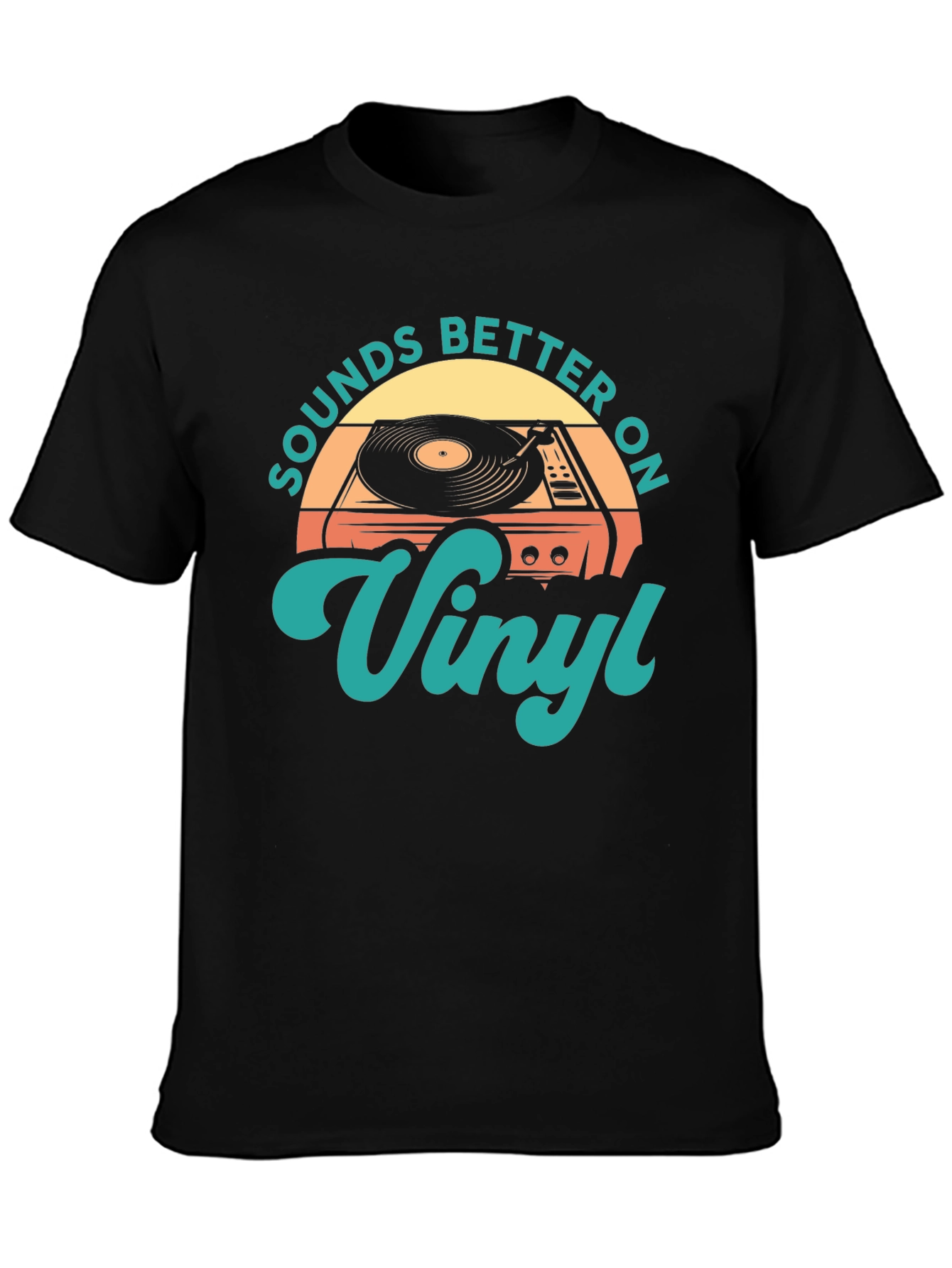 Sounds Better On Vinyl Retro T-Shirt