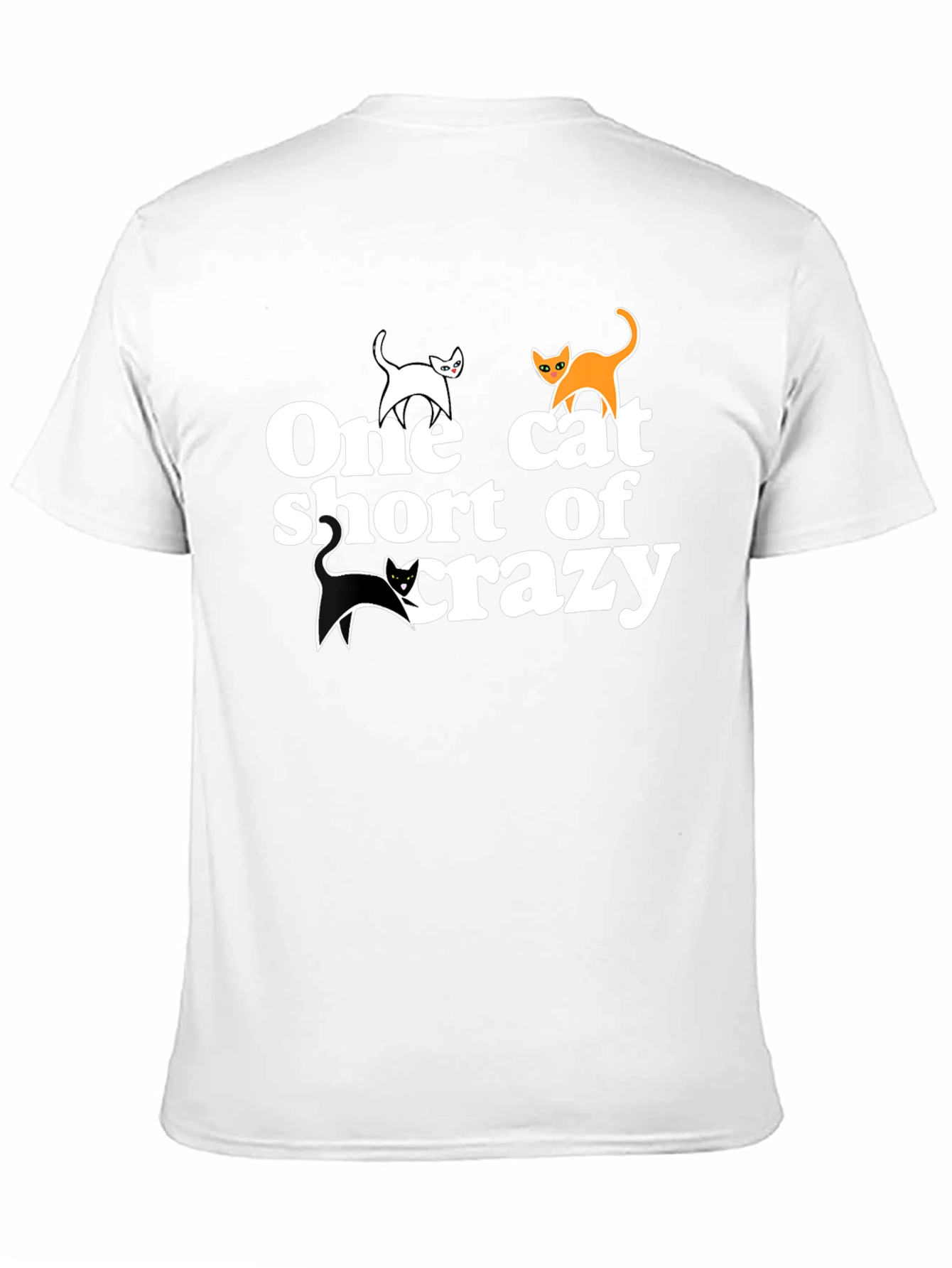 One Cat Short of Crazy Tee