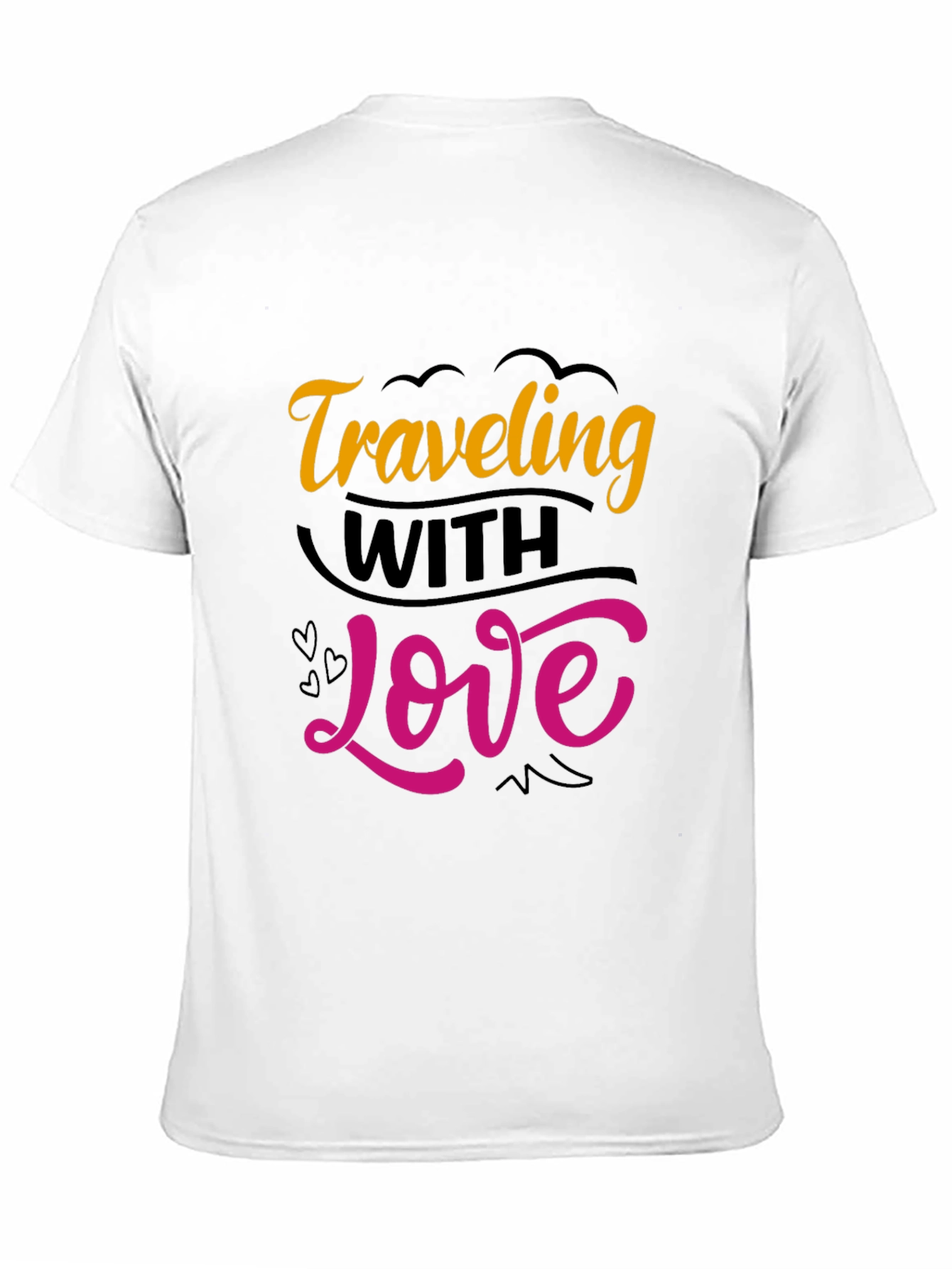 Traveling With Love T-Shirt - Trendy Graphic Tee