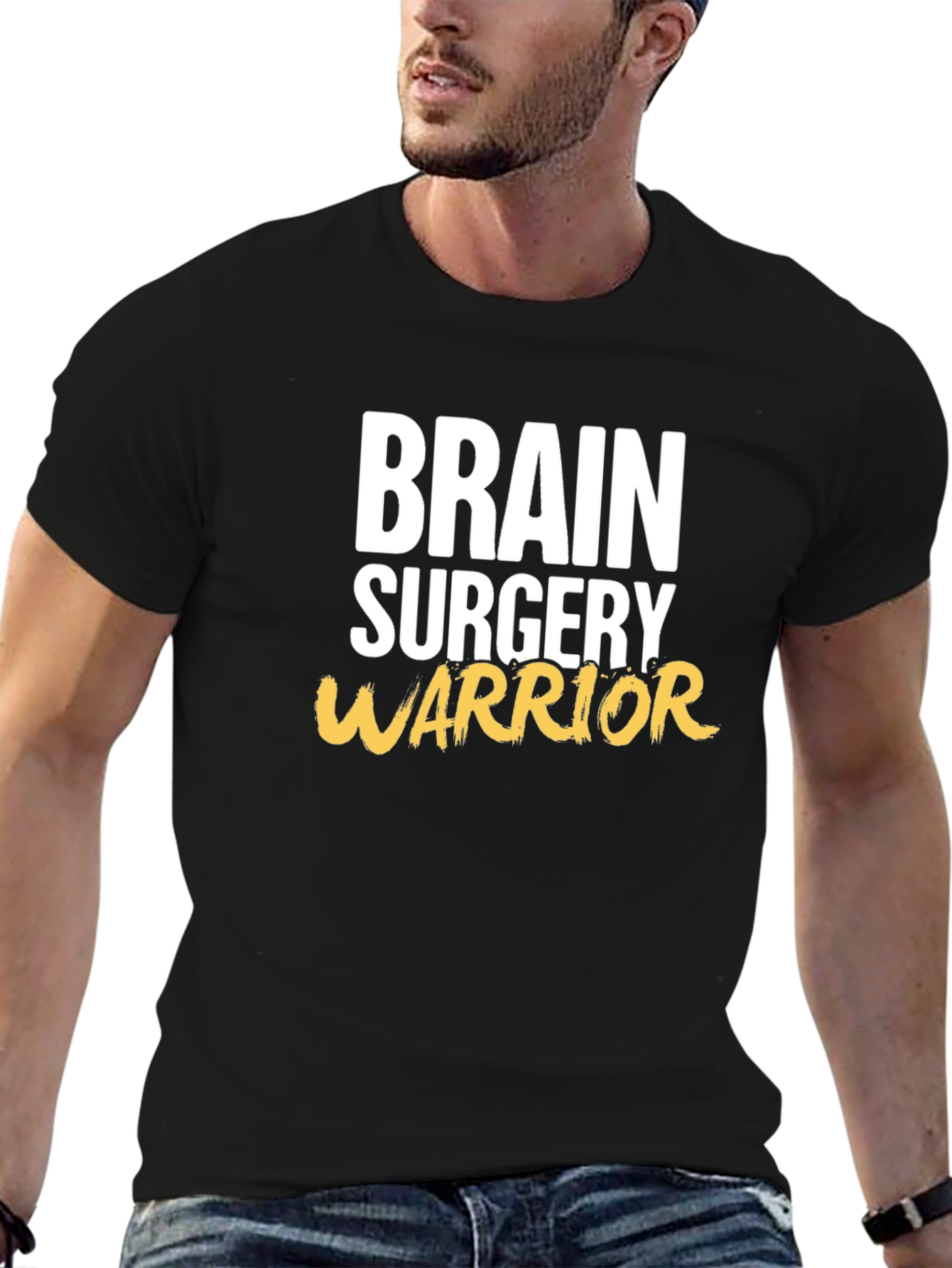 Brain Surgery Warrior Graphic T-Shirt