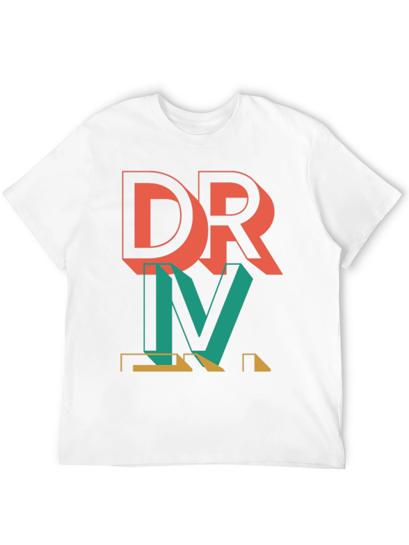 DRVM Graphic Print Mens Black T-Shirt
