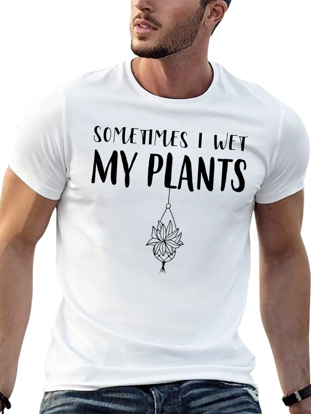 Sometimes I Wet My Plants Graphic Tee