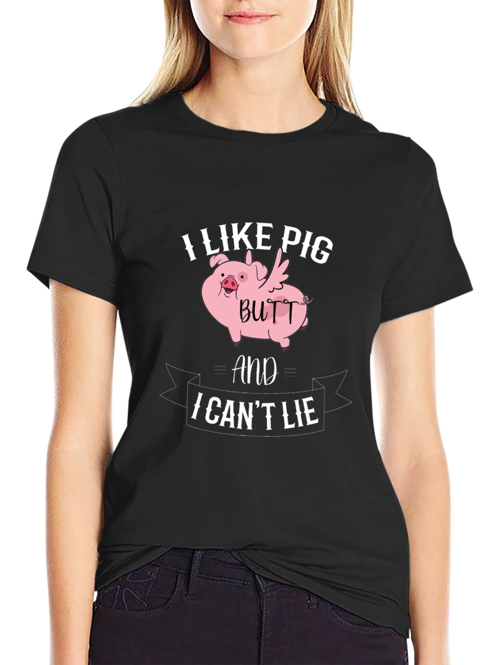 I Like Pig Butt T-Shirt Funny Novelty Tee