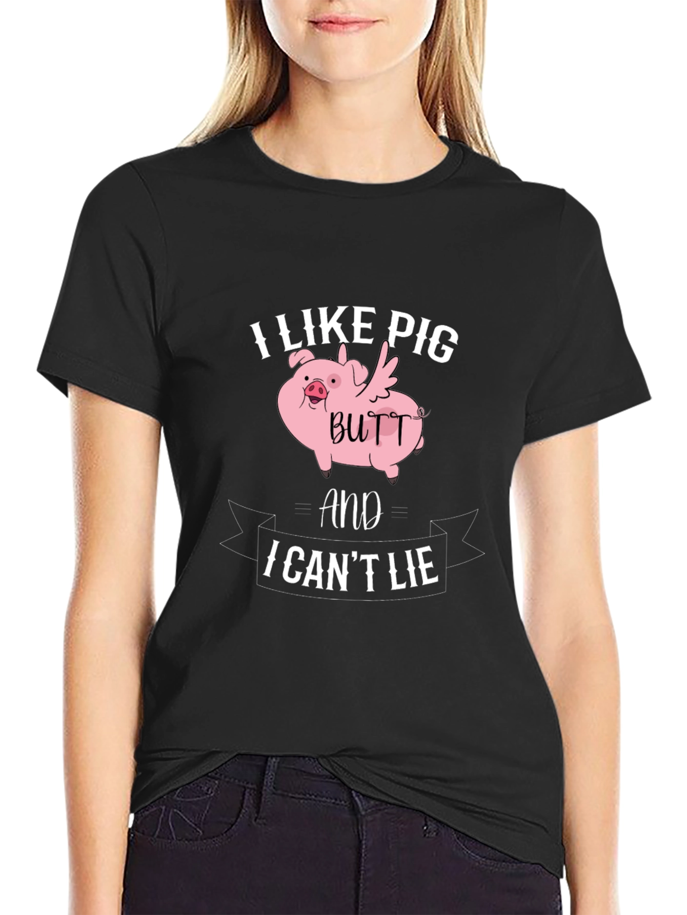 I Like Pig Butt T-Shirt Funny Novelty Tee