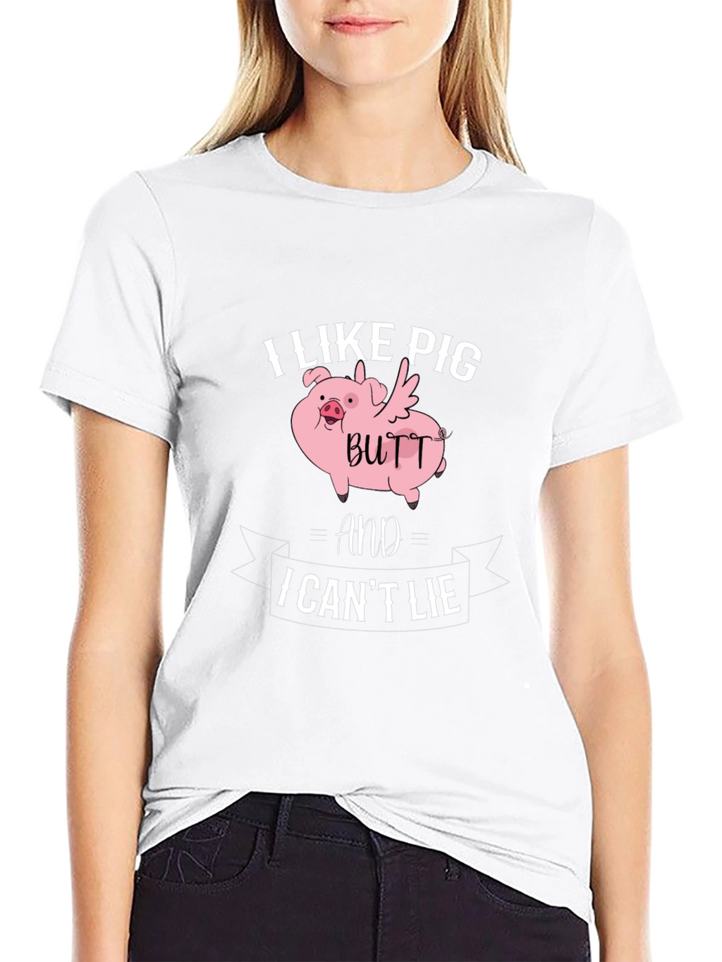 I Like Pig Butt T-Shirt Funny Novelty Tee