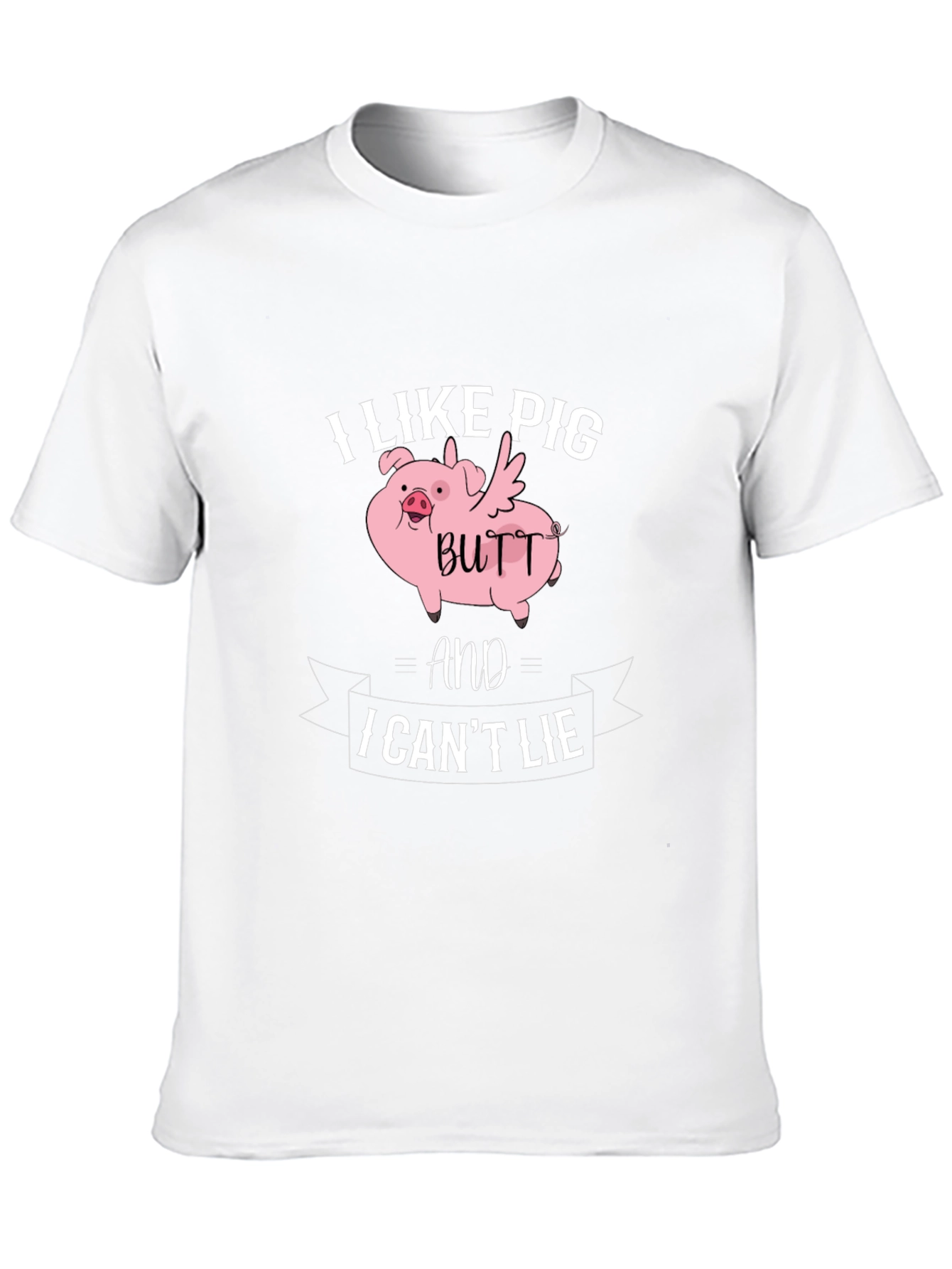 I Like Pig Butt T-Shirt Funny Novelty Tee