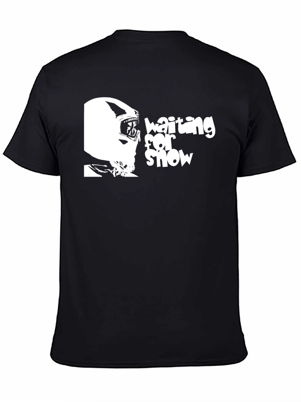 Waiting for Snow Black T-Shirt